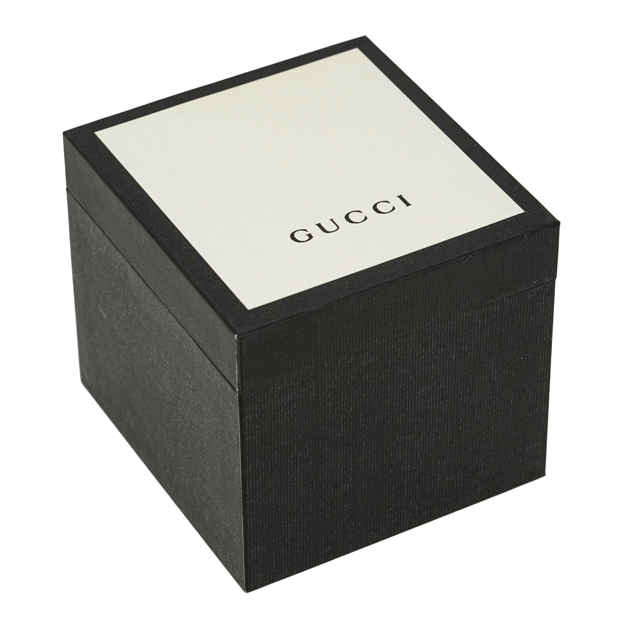 Gucci Watch Grip 40mm Silver Black Rubber YA157301 - Watches & Crystals