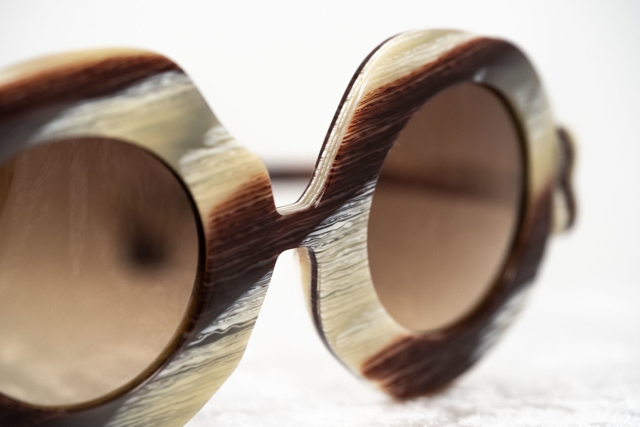 Jeremy Scott Sunglasses Bones Special Cream and Brown-GR8 Sunglasses