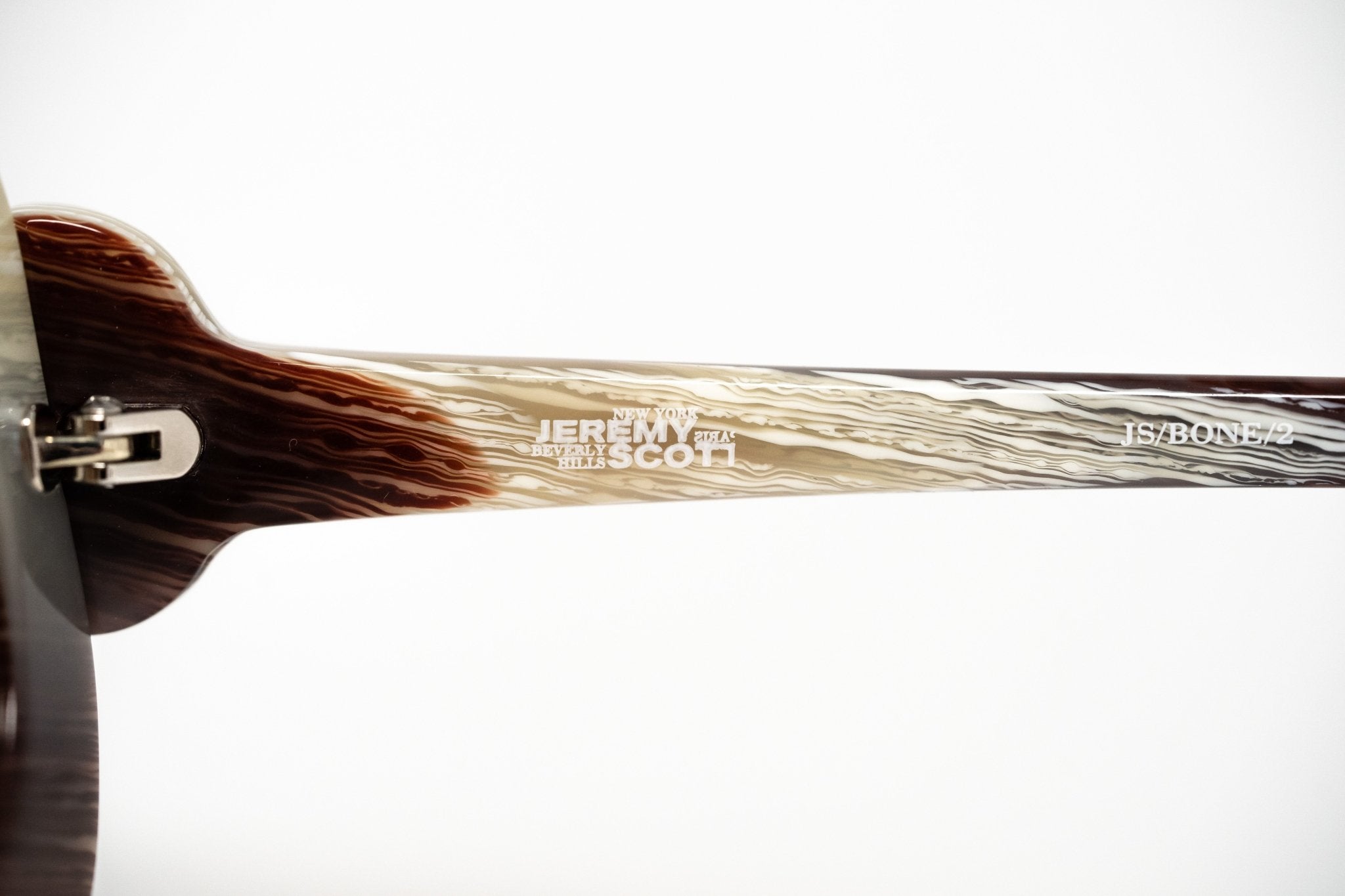 Jeremy Scott Sunglasses Bones Special Cream and Brown-GR8 Sunglasses