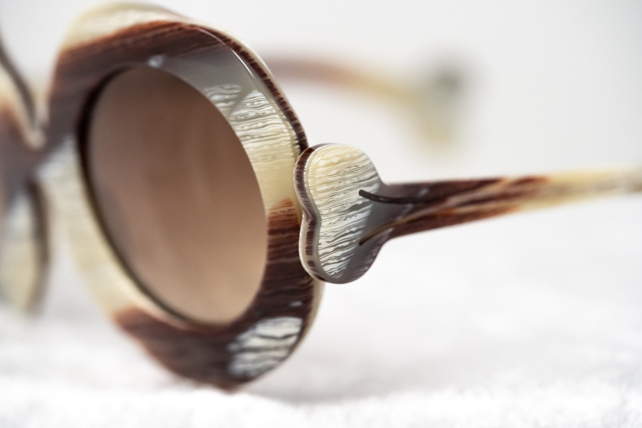 Jeremy Scott Sunglasses Bones Special Cream and Brown-GR8 Sunglasses