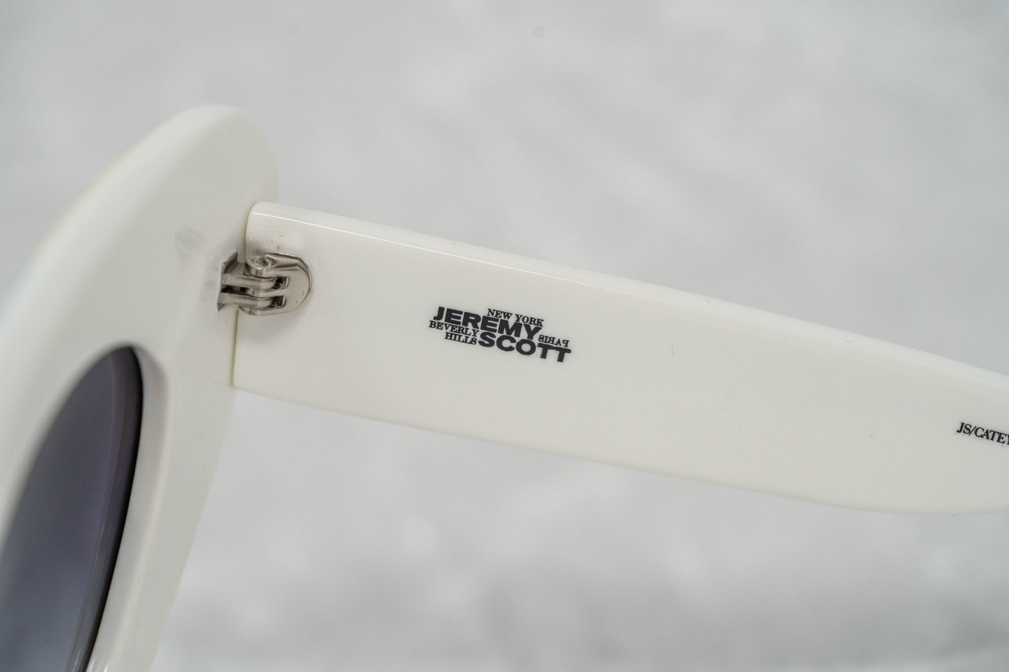 Jeremy Scott Sunglasses Cat Eye Multicoloured Bars and Grey-GR8 Sunglasses