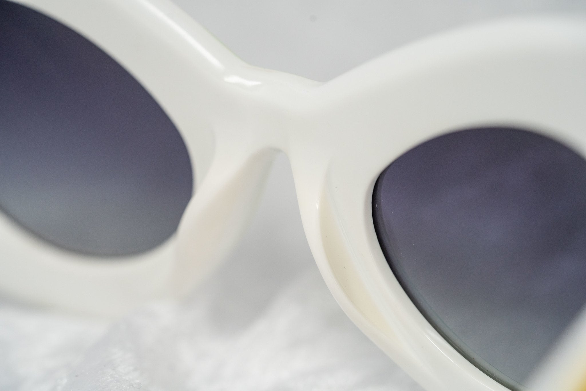 Jeremy Scott Sunglasses Cat Eye Multicoloured Bars and Grey-GR8 Sunglasses