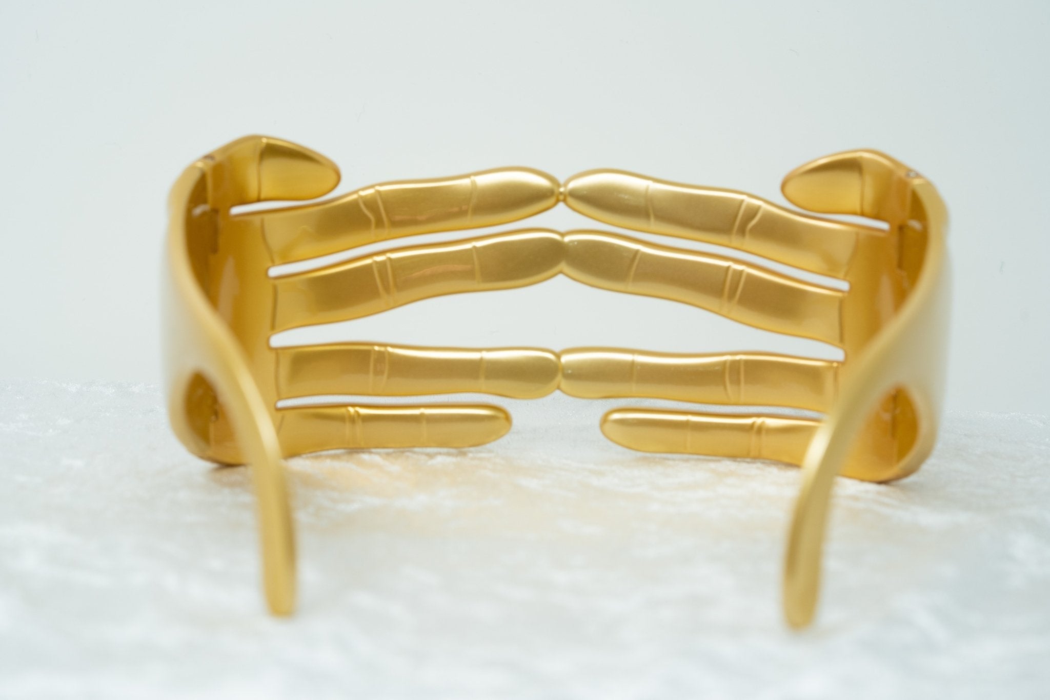 Jeremy Scott Sunglasses Hands Metallic Gold-GR8 Sunglasses