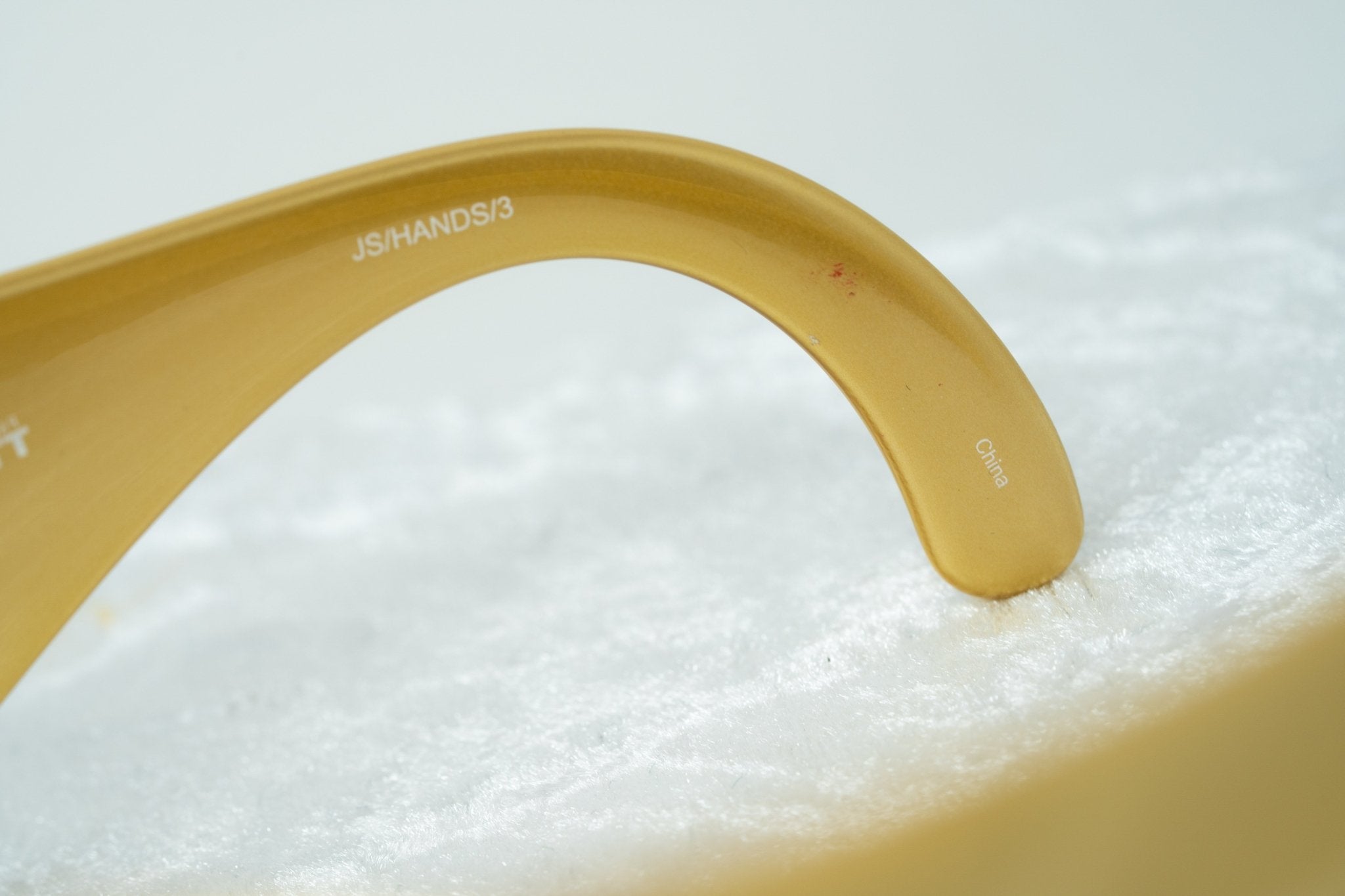 Jeremy Scott Sunglasses Hands Metallic Gold-GR8 Sunglasses