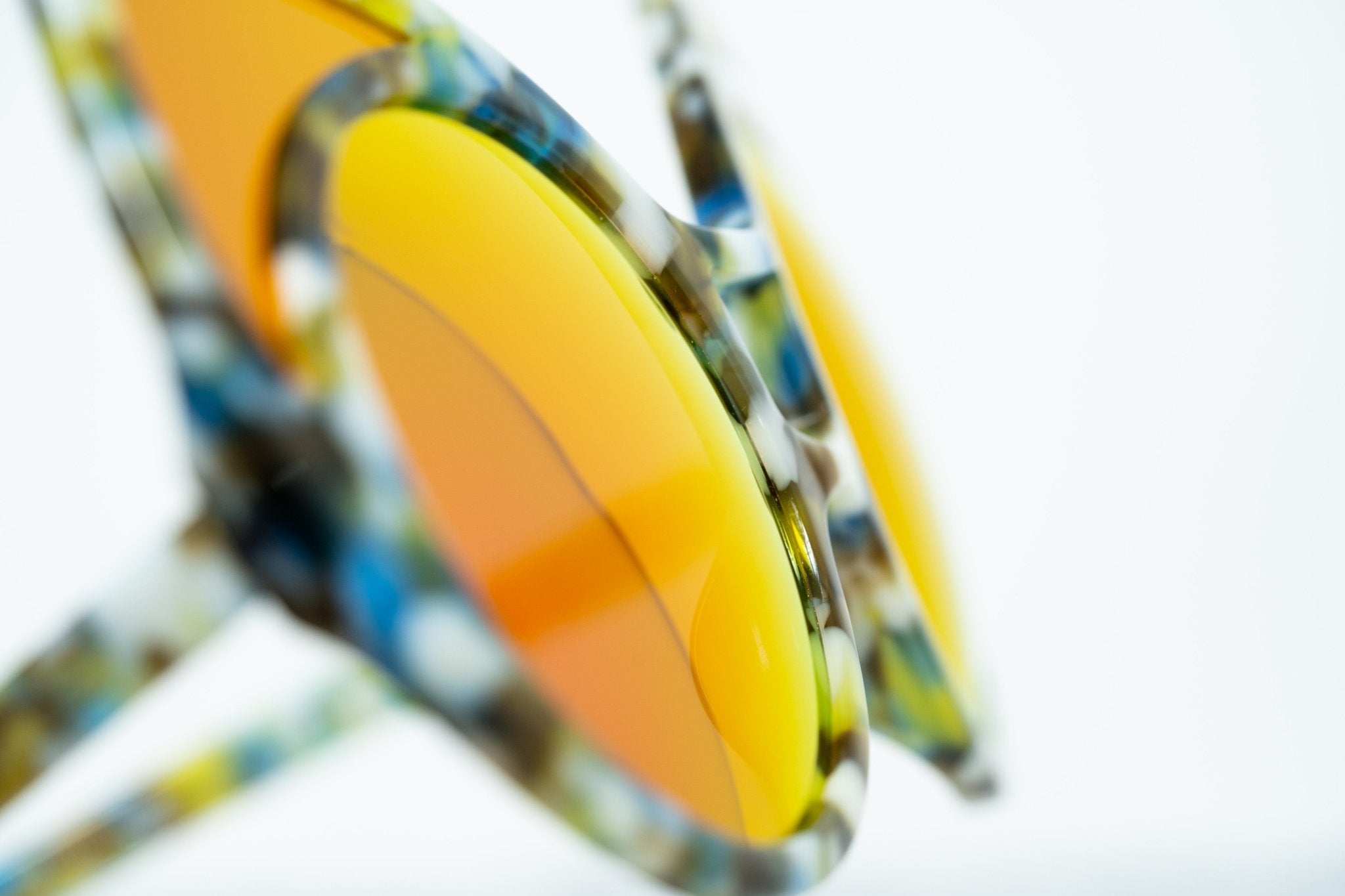 Khaleda And Fahad Sunglasses Cat Eyes Coloured Tortoise Shell and Orange-GR8 Sunglasses