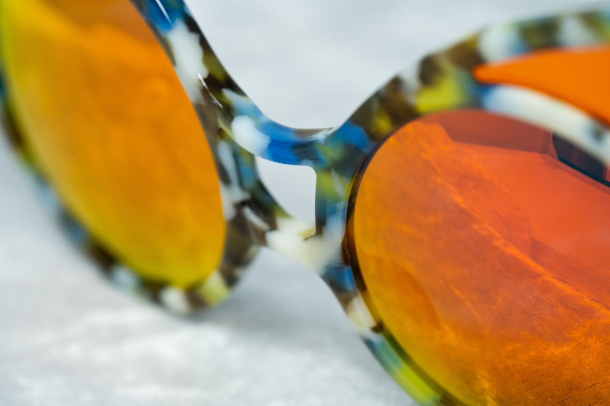 Khaleda And Fahad Sunglasses Cat Eyes Coloured Tortoise Shell and Orange-GR8 Sunglasses