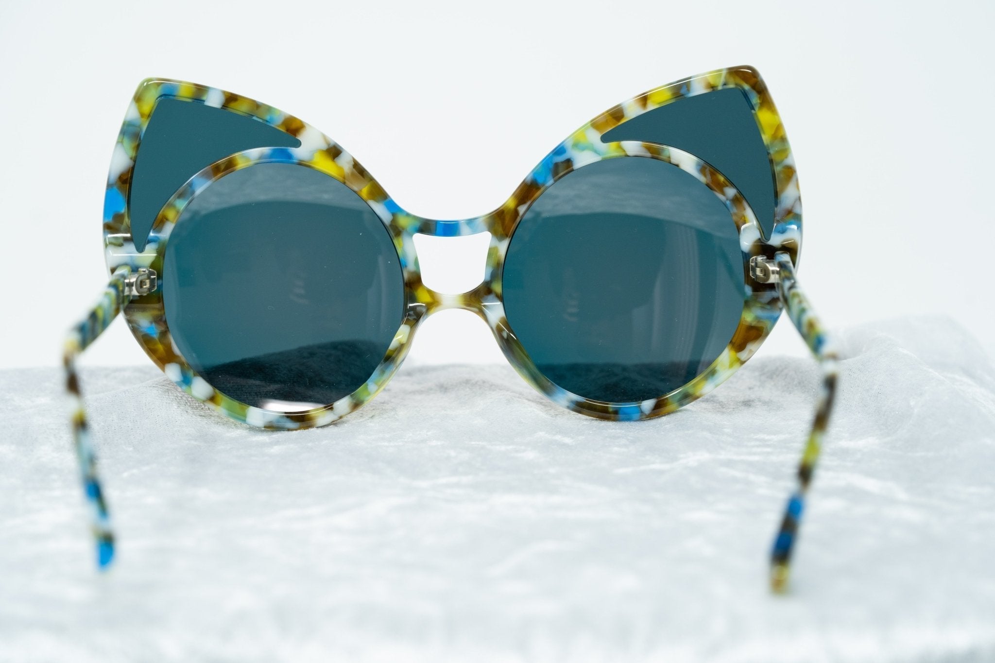 Khaleda And Fahad Sunglasses Cat Eyes Coloured Tortoise Shell and Orange-GR8 Sunglasses