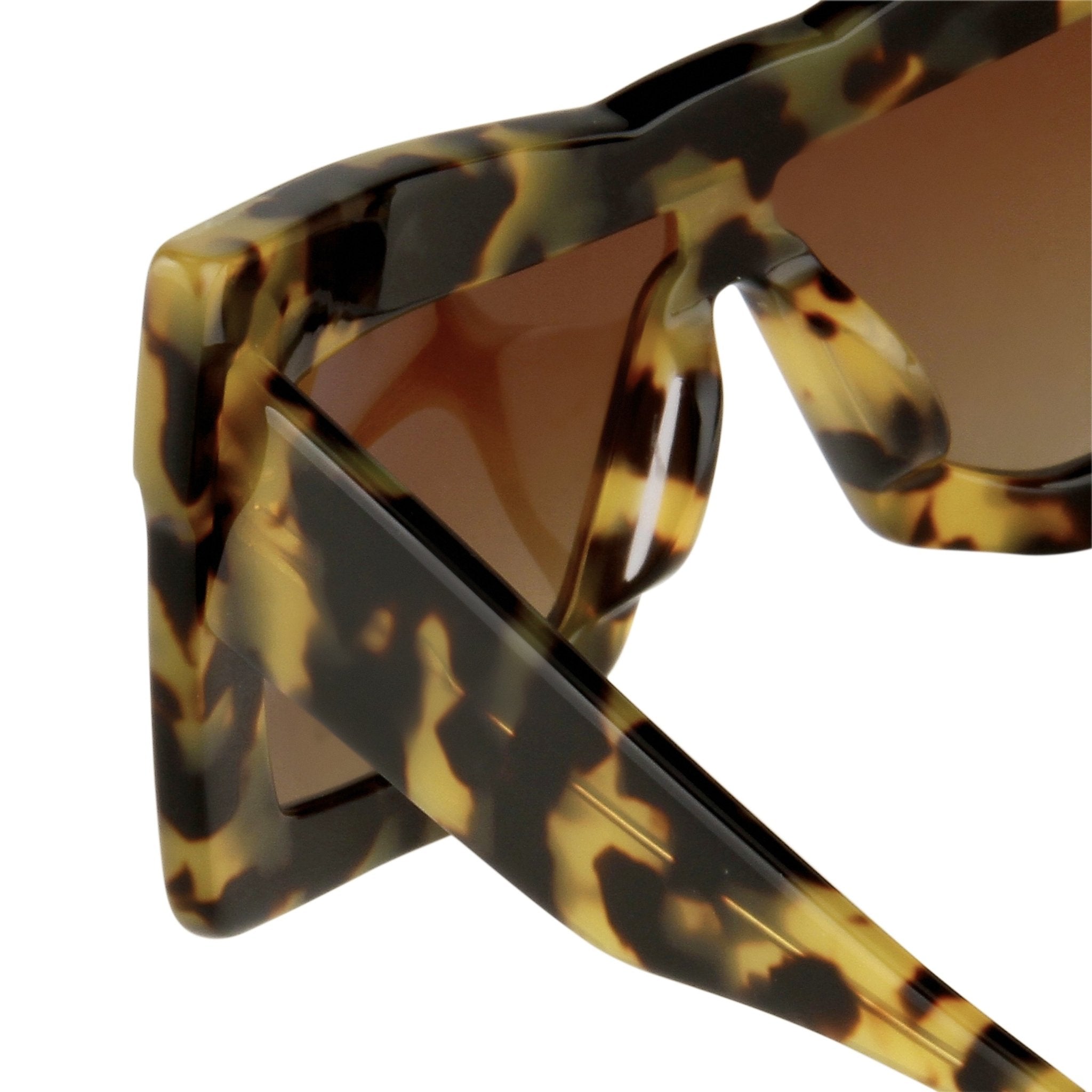 Kokon To Zai Ladies Sunglasses Mask Tortoise Shell and Brown KTZ7C2SUN-GR8 Sunglasses