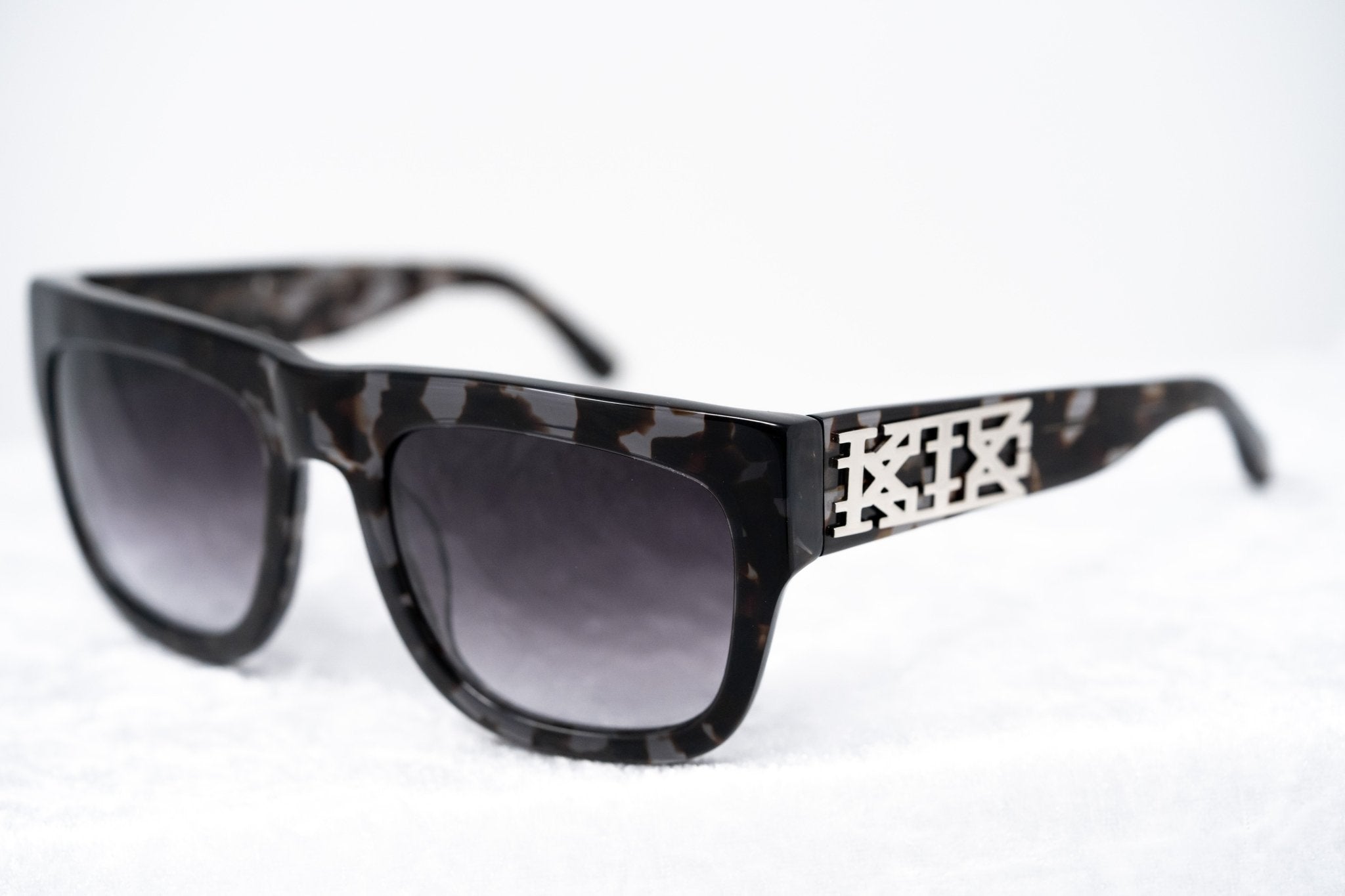 Kokon To Zai Sunglasses D-Frame Black Tortoiseshell and Grey-GR8 Sunglasses