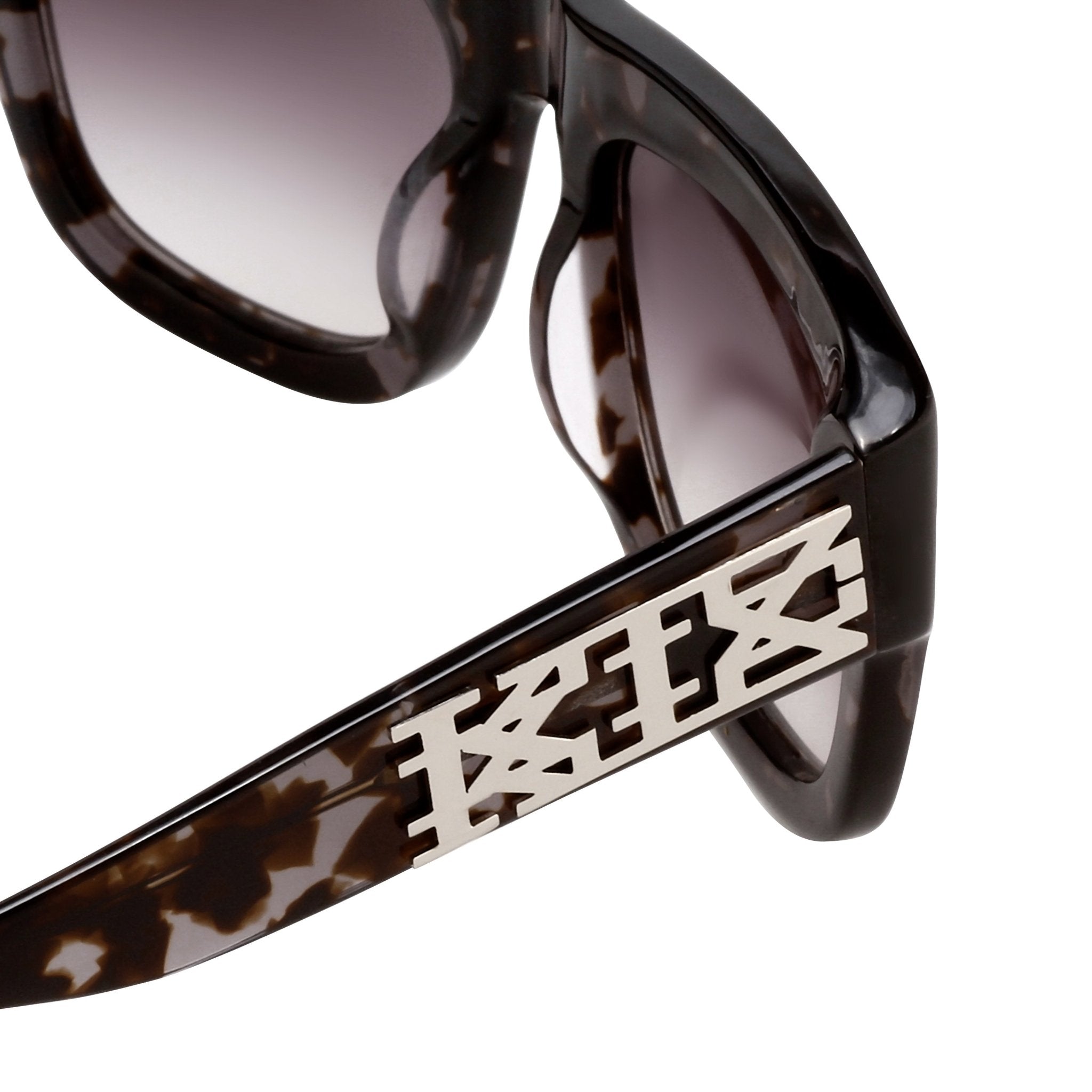 Kokon To Zai Sunglasses D-Frame Black Tortoiseshell and Grey-GR8 Sunglasses