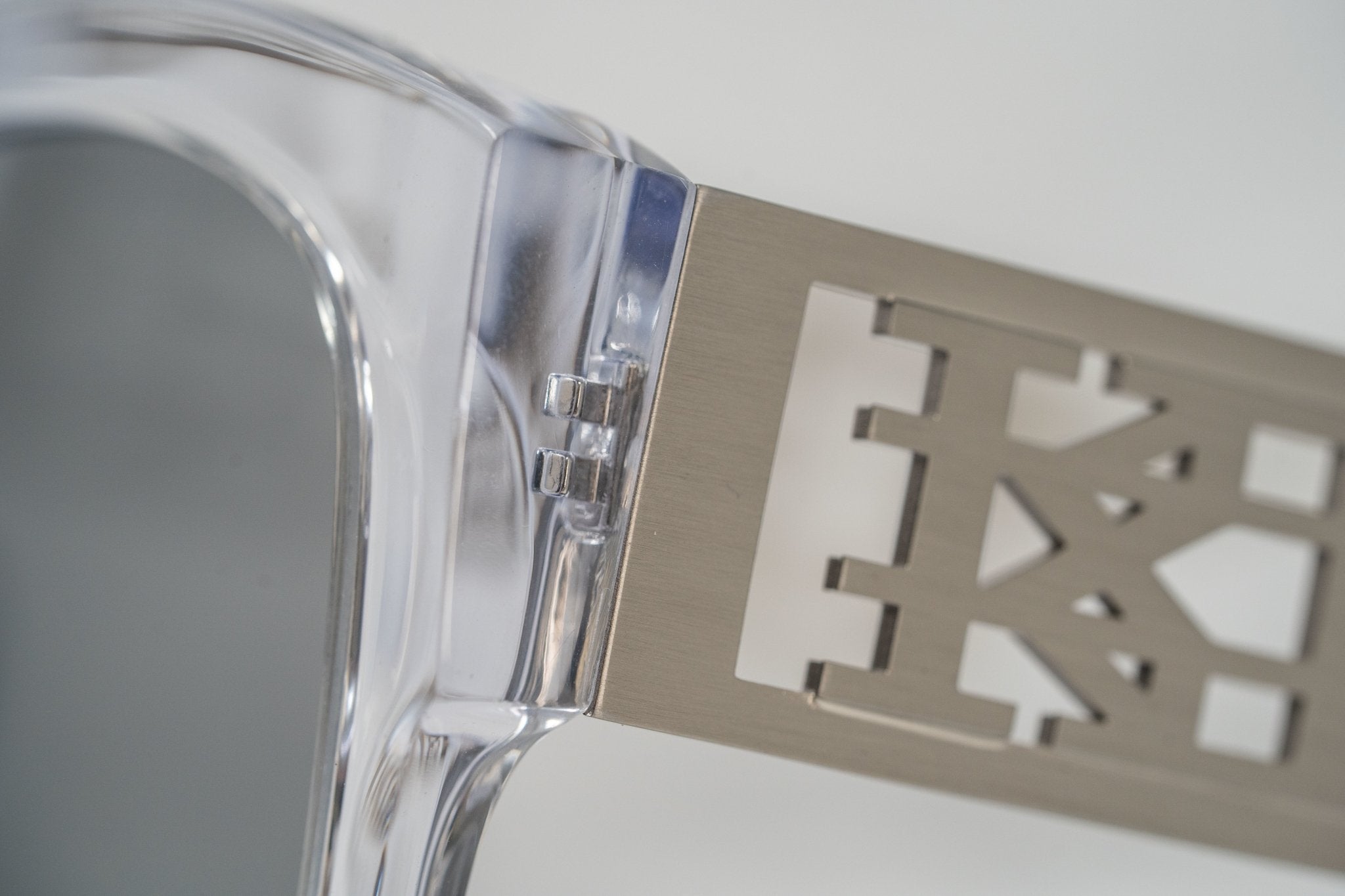 Kokon To Zai Sunglasses Oversized Clear and Silver-GR8 Sunglasses