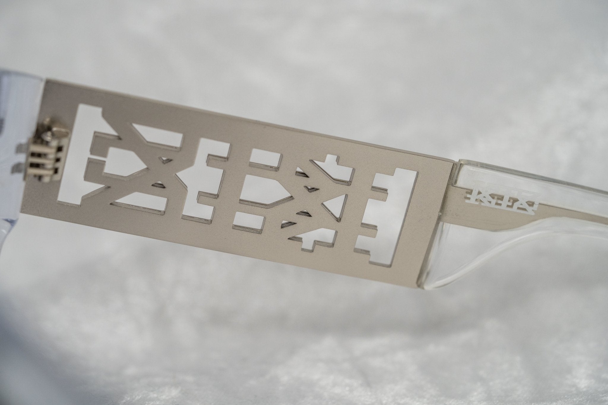 Kokon To Zai Sunglasses Oversized Clear and Silver-GR8 Sunglasses