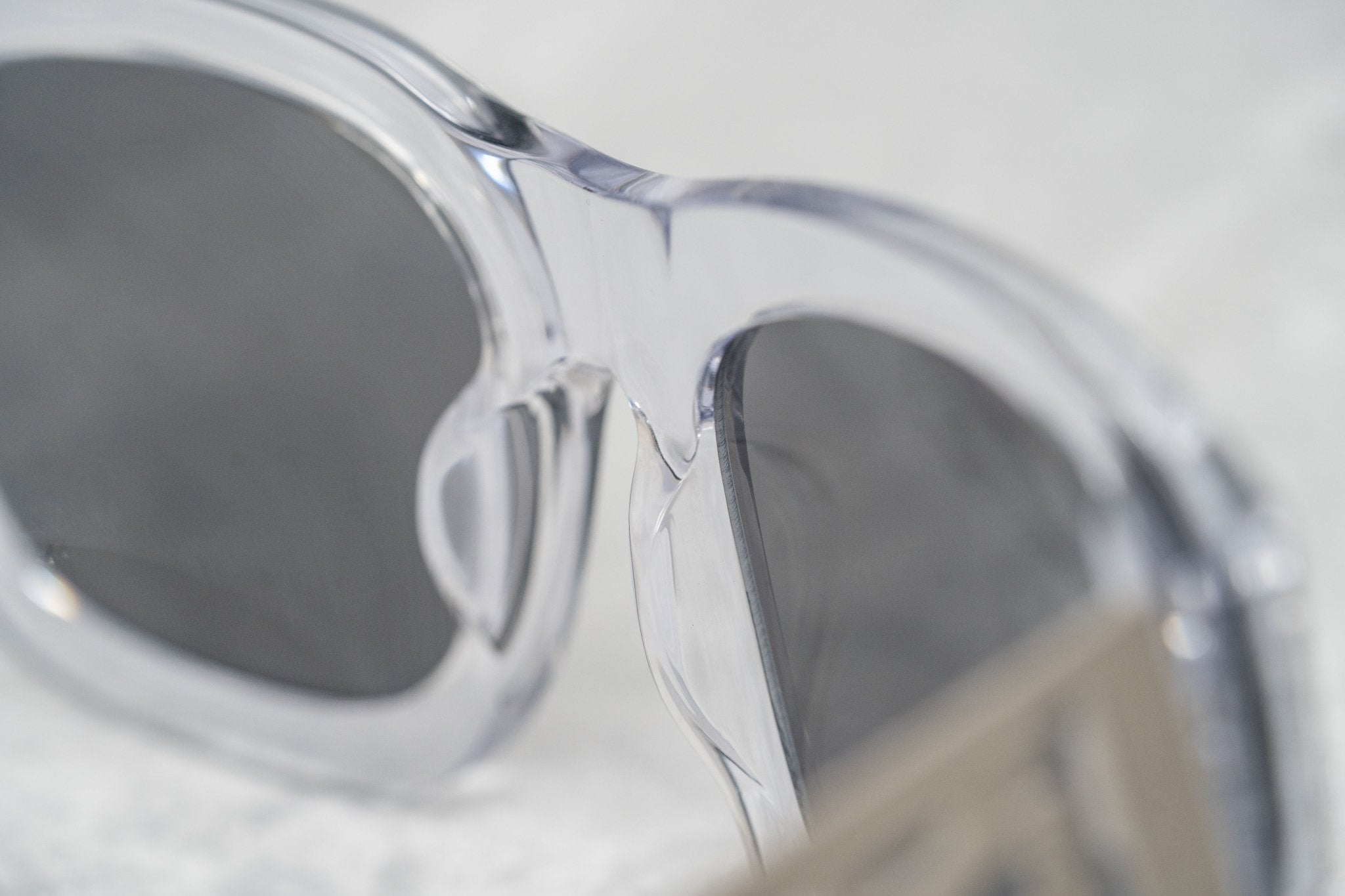 Kokon To Zai Sunglasses Oversized Clear and Silver-GR8 Sunglasses