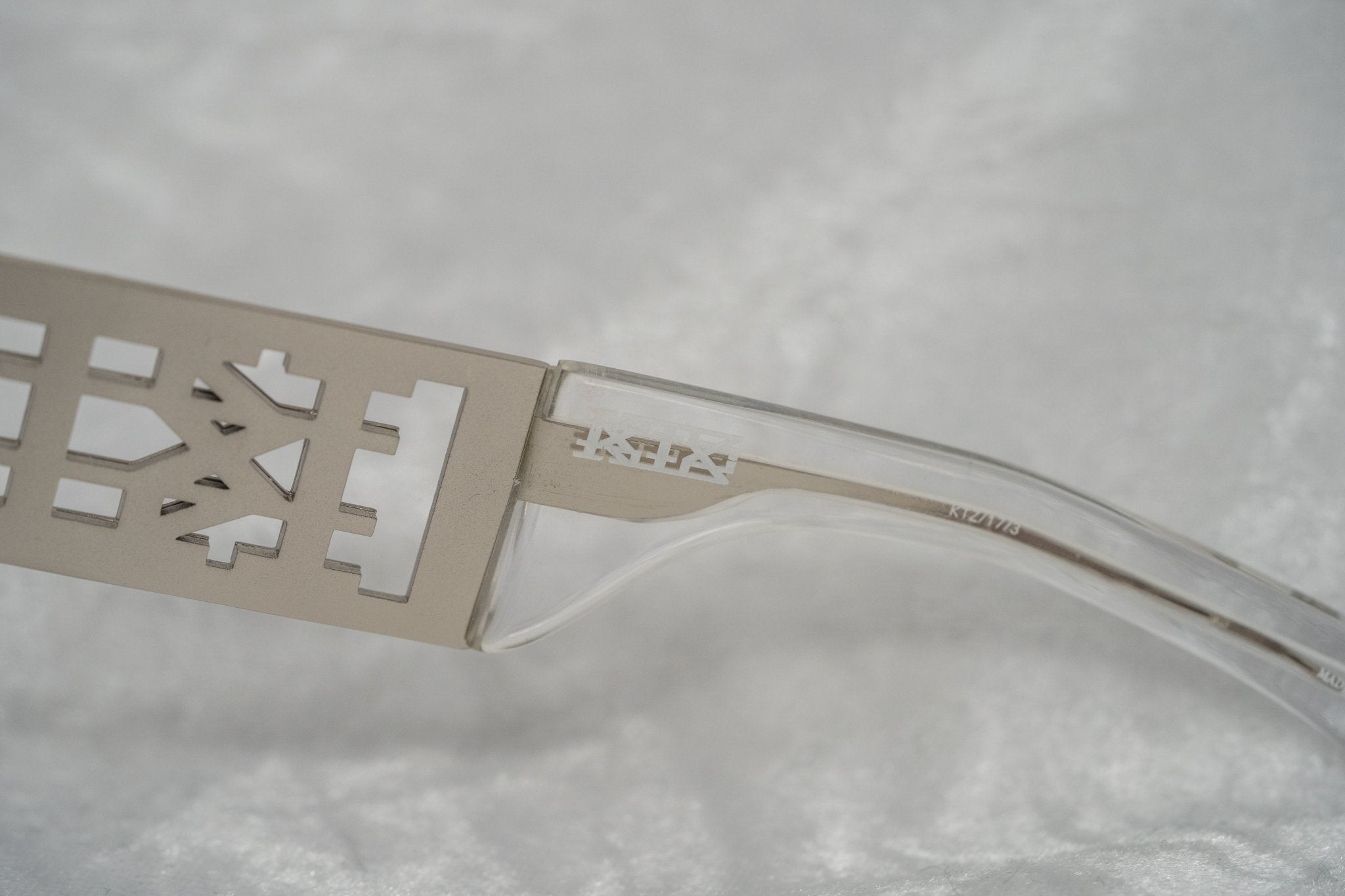 Kokon To Zai Sunglasses Oversized Clear and Silver-GR8 Sunglasses