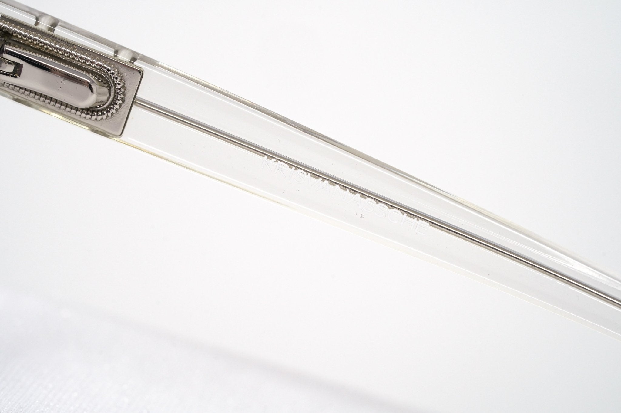 Kris Van Assche Sunglasses D-Frame Iridescent Silver and Purple-GR8 Sunglasses