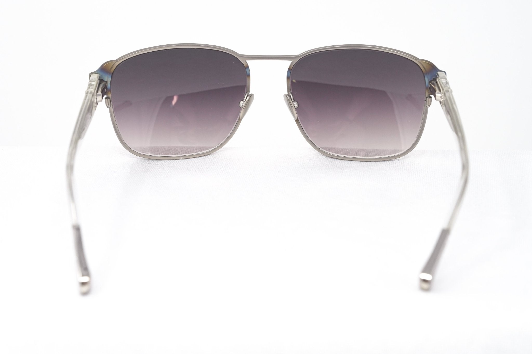 Kris Van Assche Sunglasses D-Frame Iridescent Silver and Purple-GR8 Sunglasses