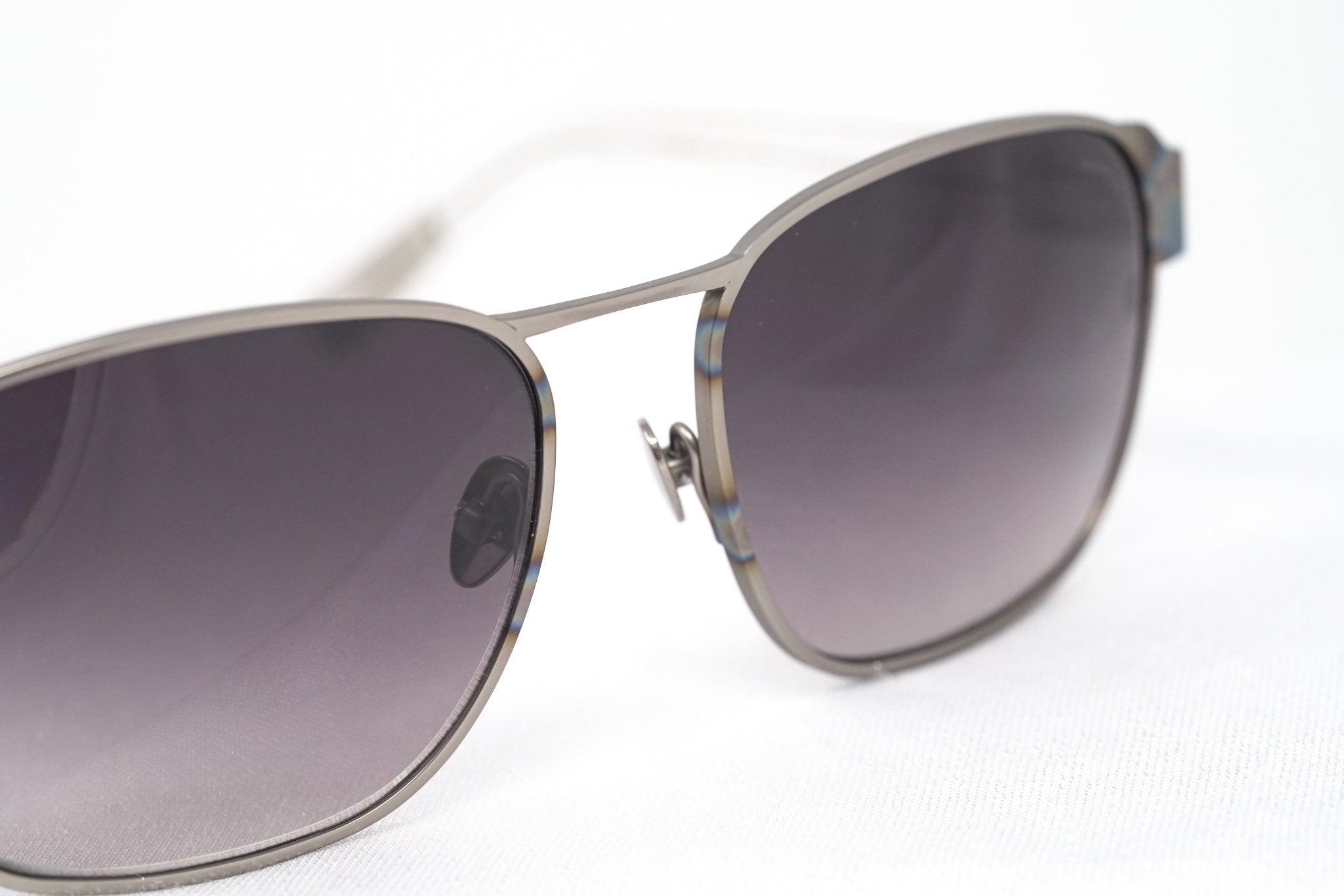 Kris Van Assche Sunglasses D-Frame Iridescent Silver and Purple-GR8 Sunglasses