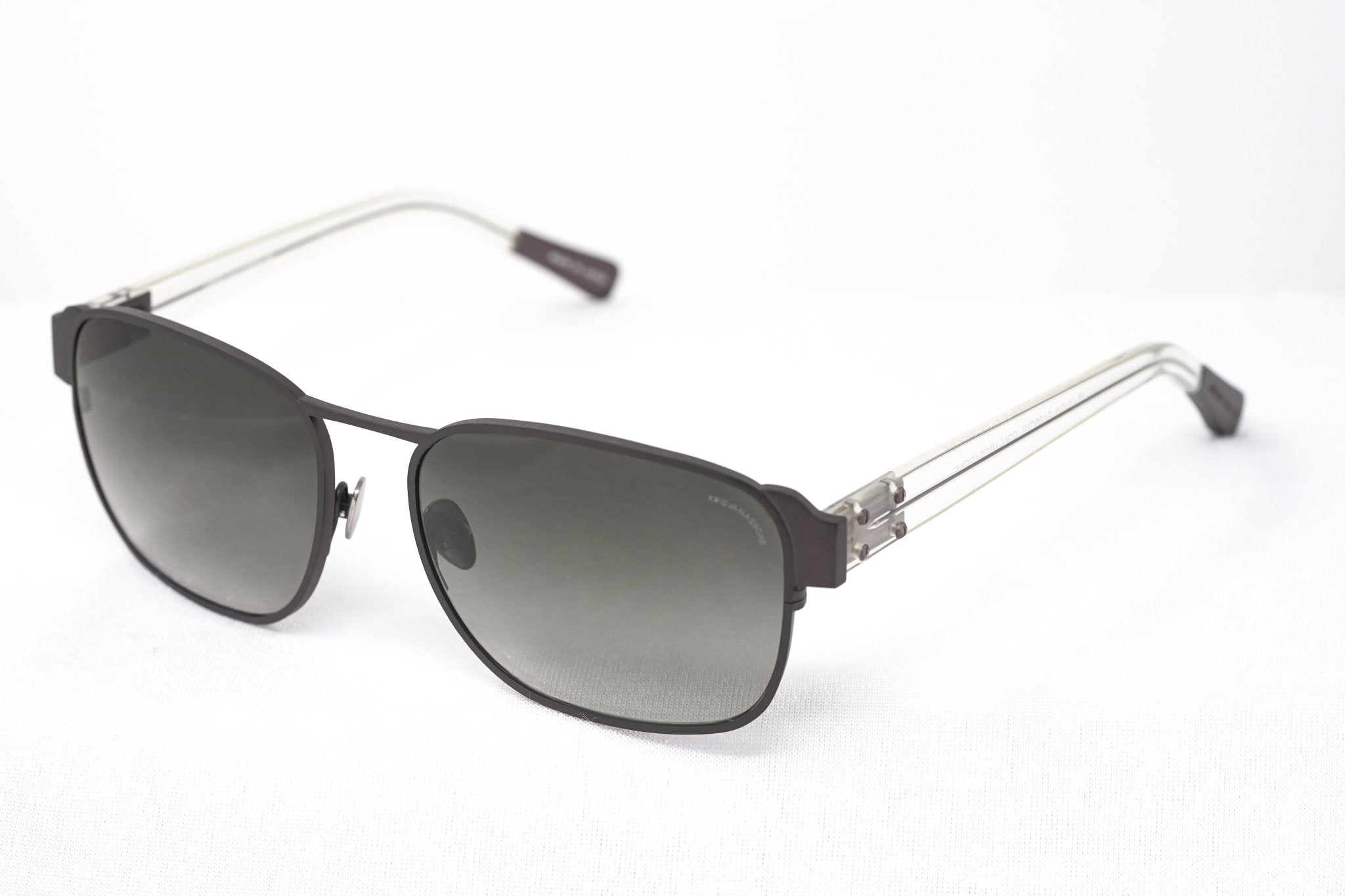 Kris Van Assche Sunglasses D-Frame Matt Brown and Grey-GR8 Sunglasses
