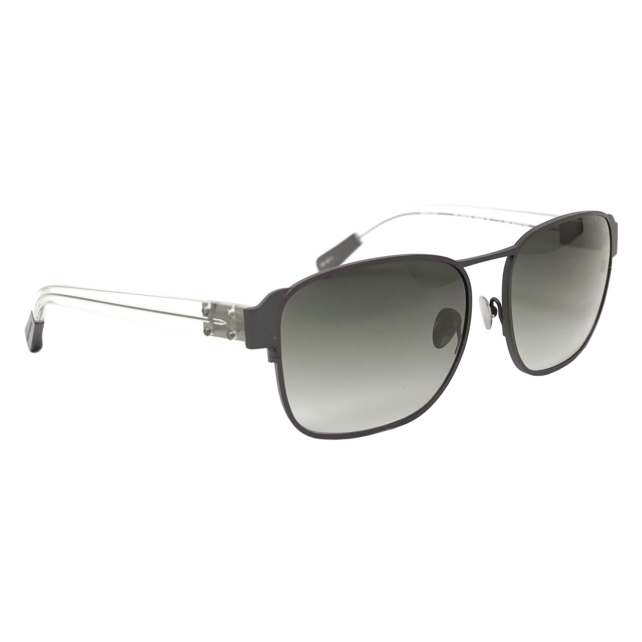 Kris Van Assche Sunglasses D-Frame Matt Brown and Grey-GR8 Sunglasses