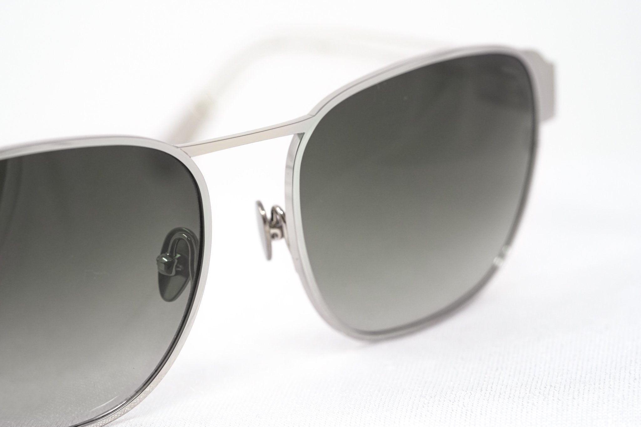 Kris Van Assche Sunglasses D-Frame Silver and Grey-GR8 Sunglasses