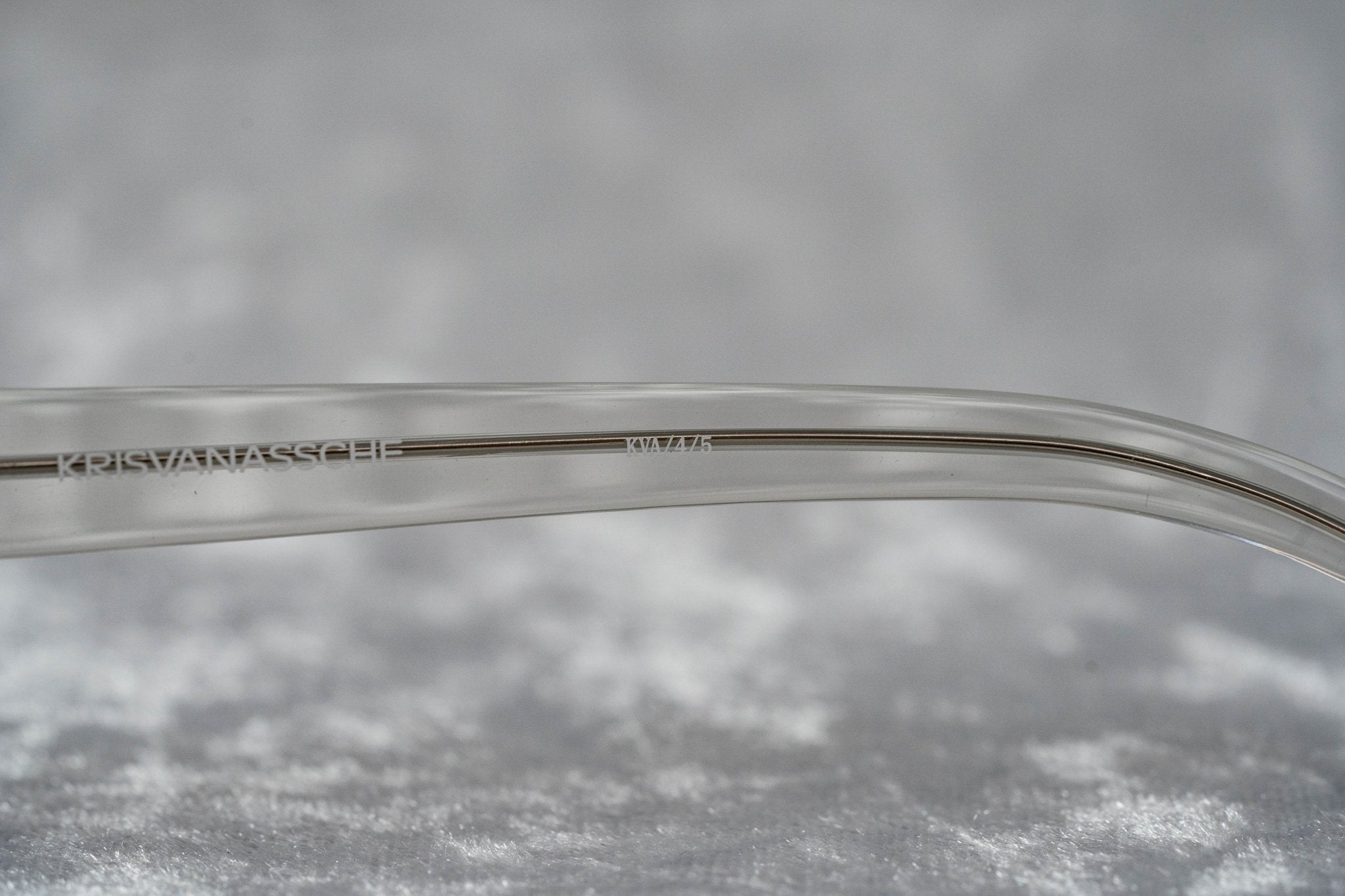 Kris Van Assche Sunglasses Round Burnt Silver and Grey-GR8 Sunglasses