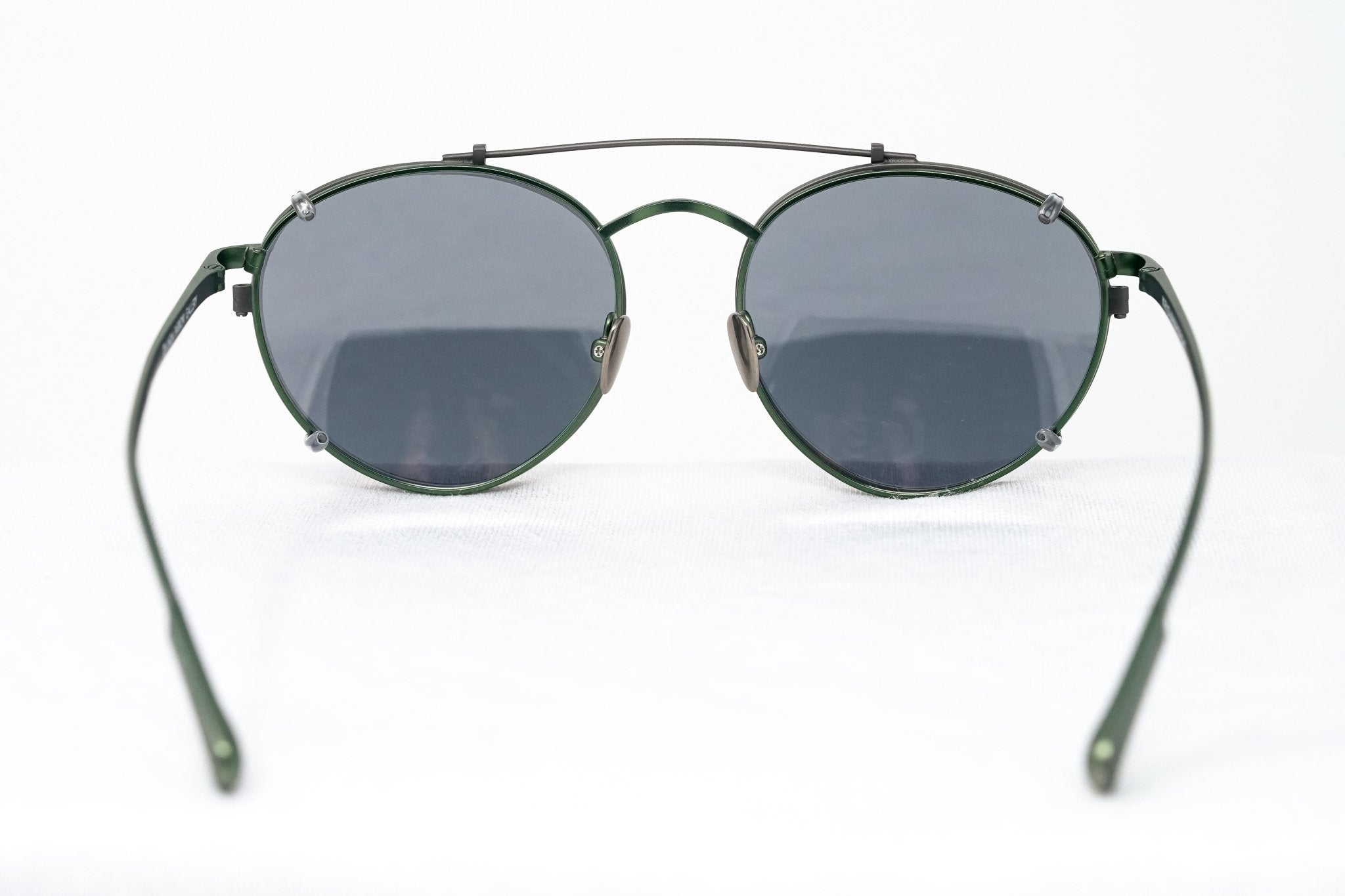 Kris Van Assche Sunglasses Round Green and Gunmetal Grey-GR8 Sunglasses