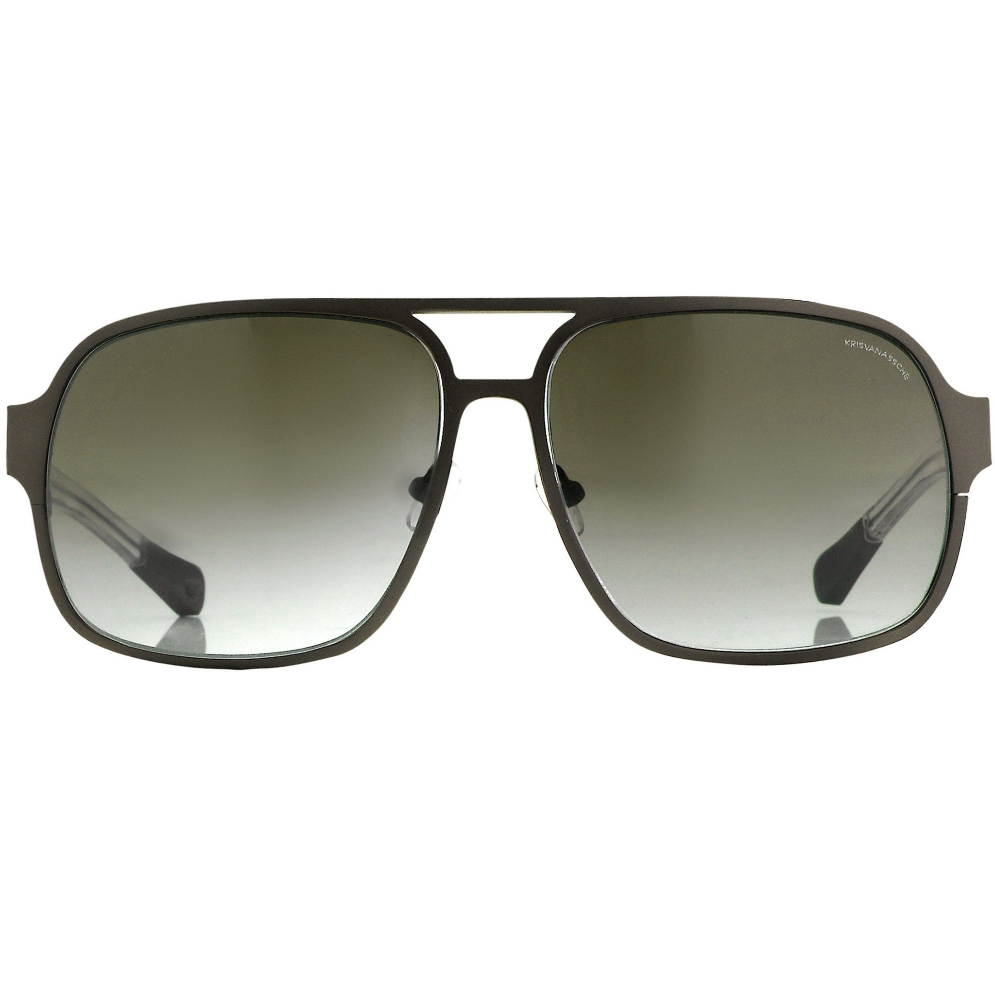 Kris Van Assche Sunglasses Rectangular Brown and Grey-GR8 Sunglasses