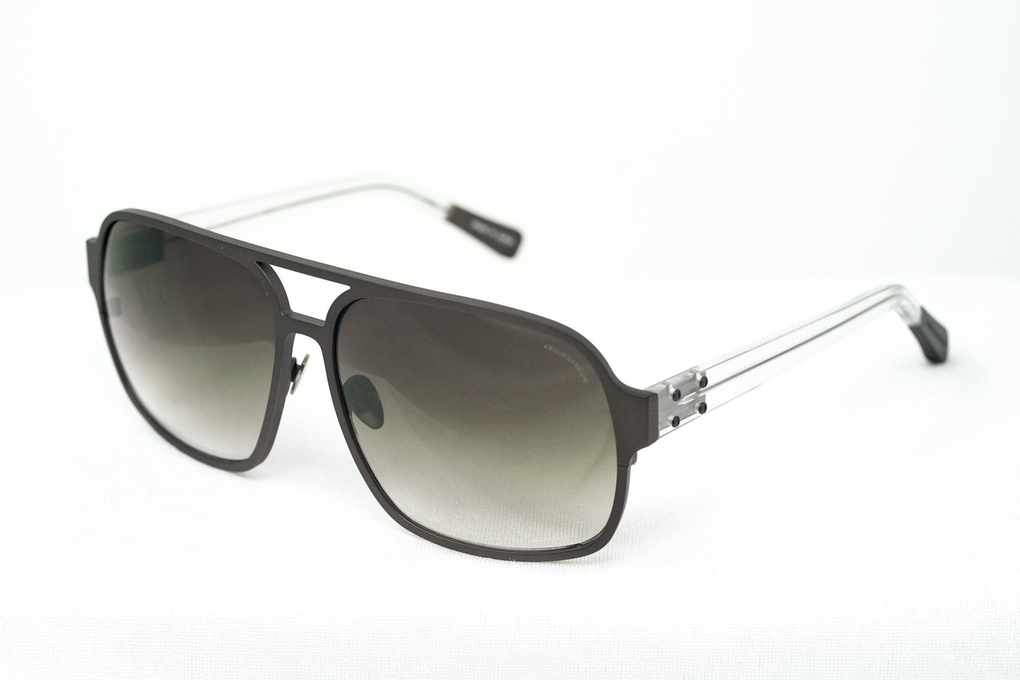 Kris Van Assche Sunglasses Rectangular Brown and Grey-GR8 Sunglasses