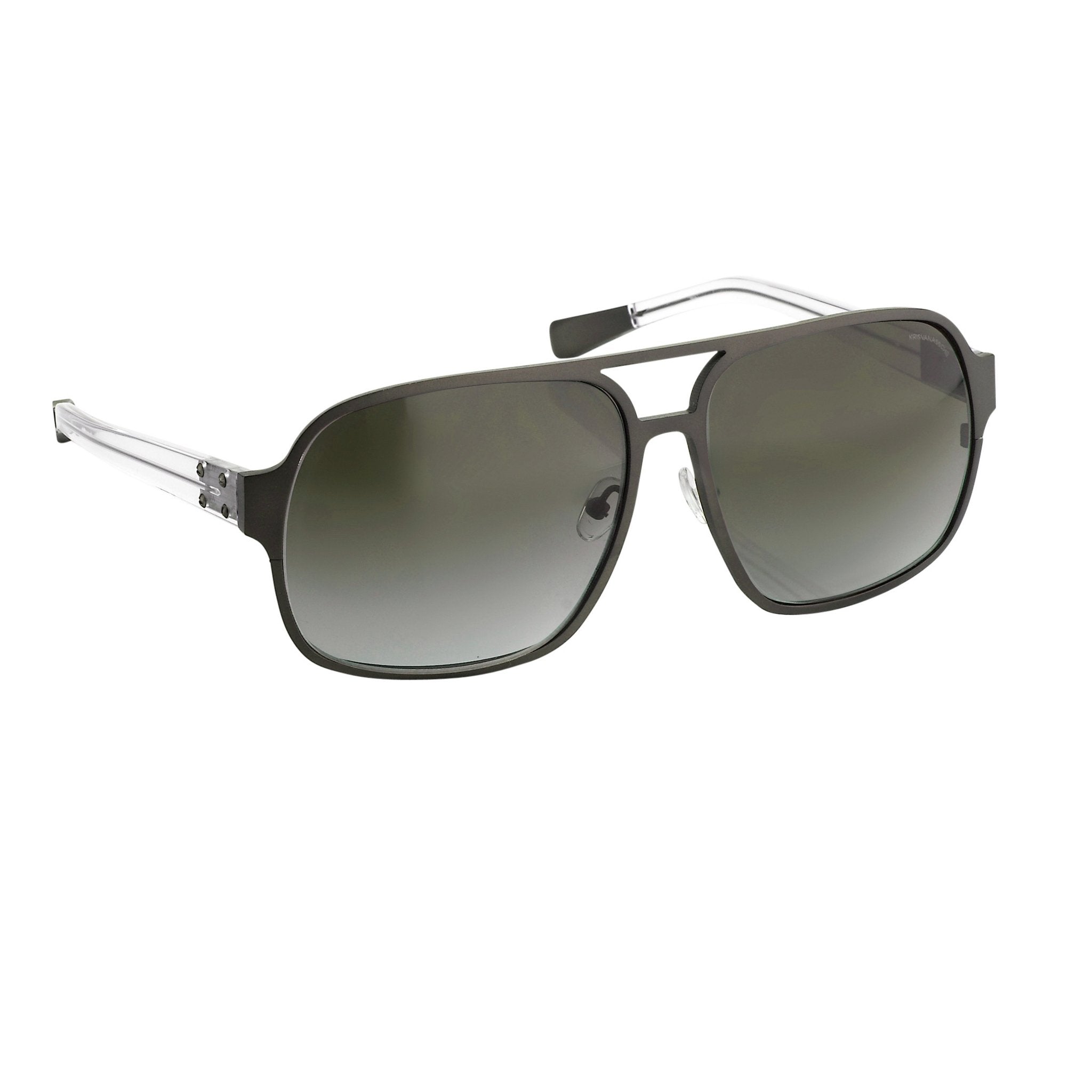 Kris Van Assche Sunglasses Rectangular Brown and Grey-GR8 Sunglasses
