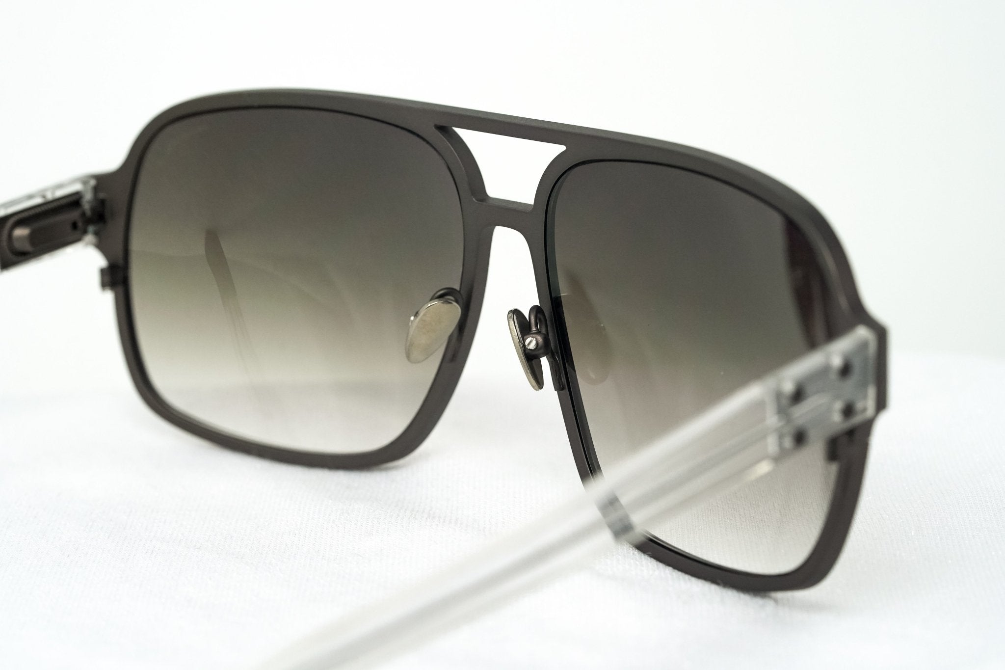 Kris Van Assche Sunglasses Rectangular Brown and Grey-GR8 Sunglasses