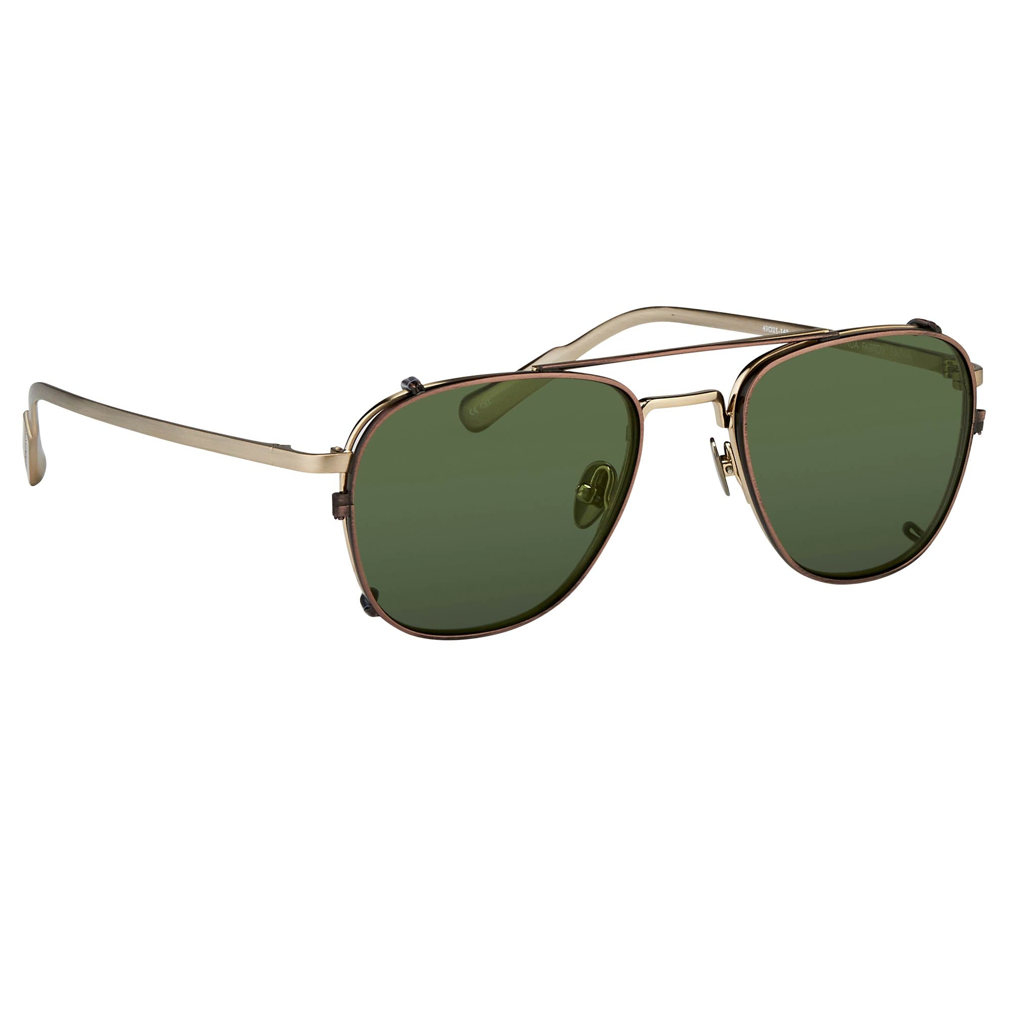 Kris Van Assche Sunglasses Rectangular Bronze and Green-GR8 Sunglasses