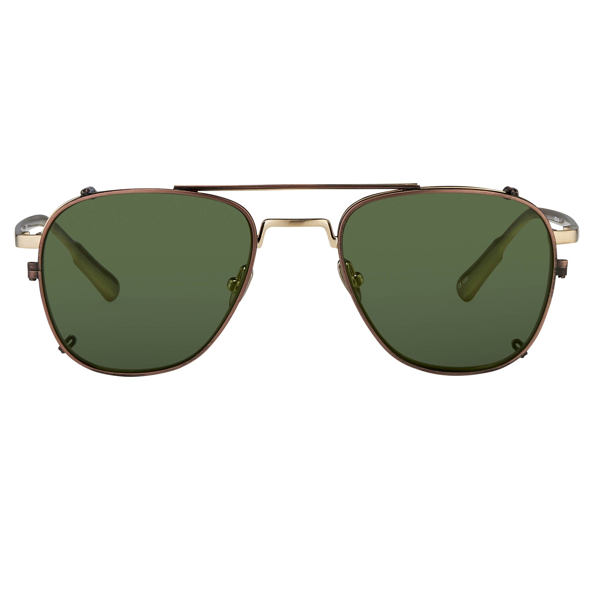 Kris Van Assche Sunglasses Rectangular Bronze and Green-GR8 Sunglasses