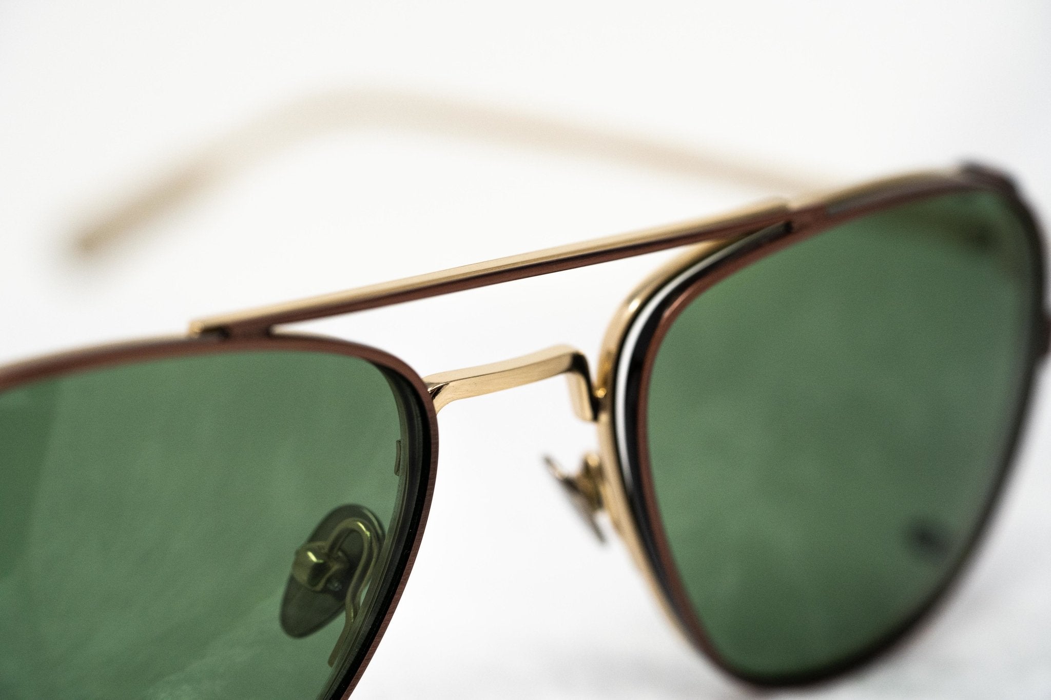 Kris Van Assche Sunglasses Rectangular Bronze and Green-GR8 Sunglasses