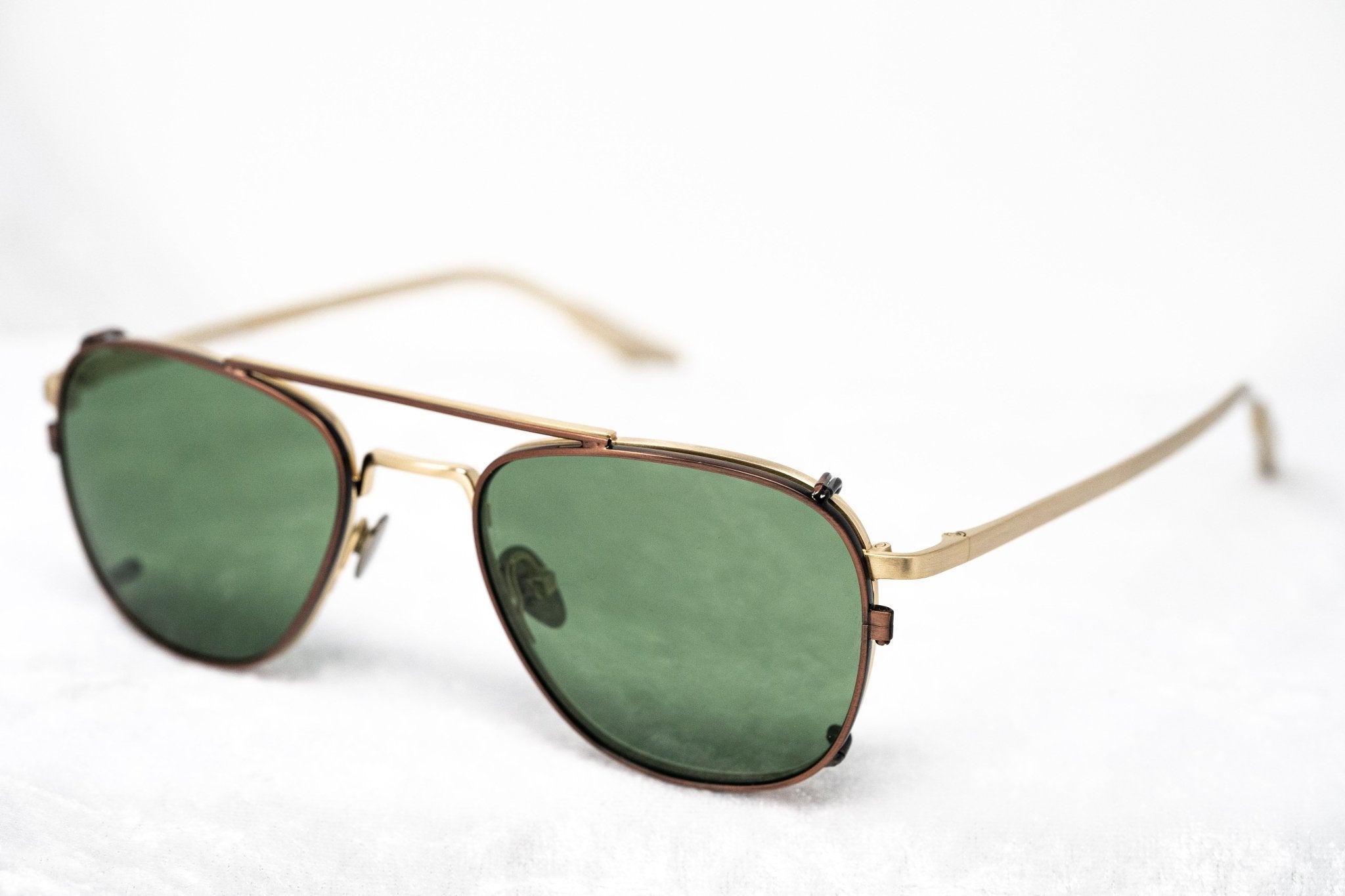 Kris Van Assche Sunglasses Rectangular Bronze and Green-GR8 Sunglasses