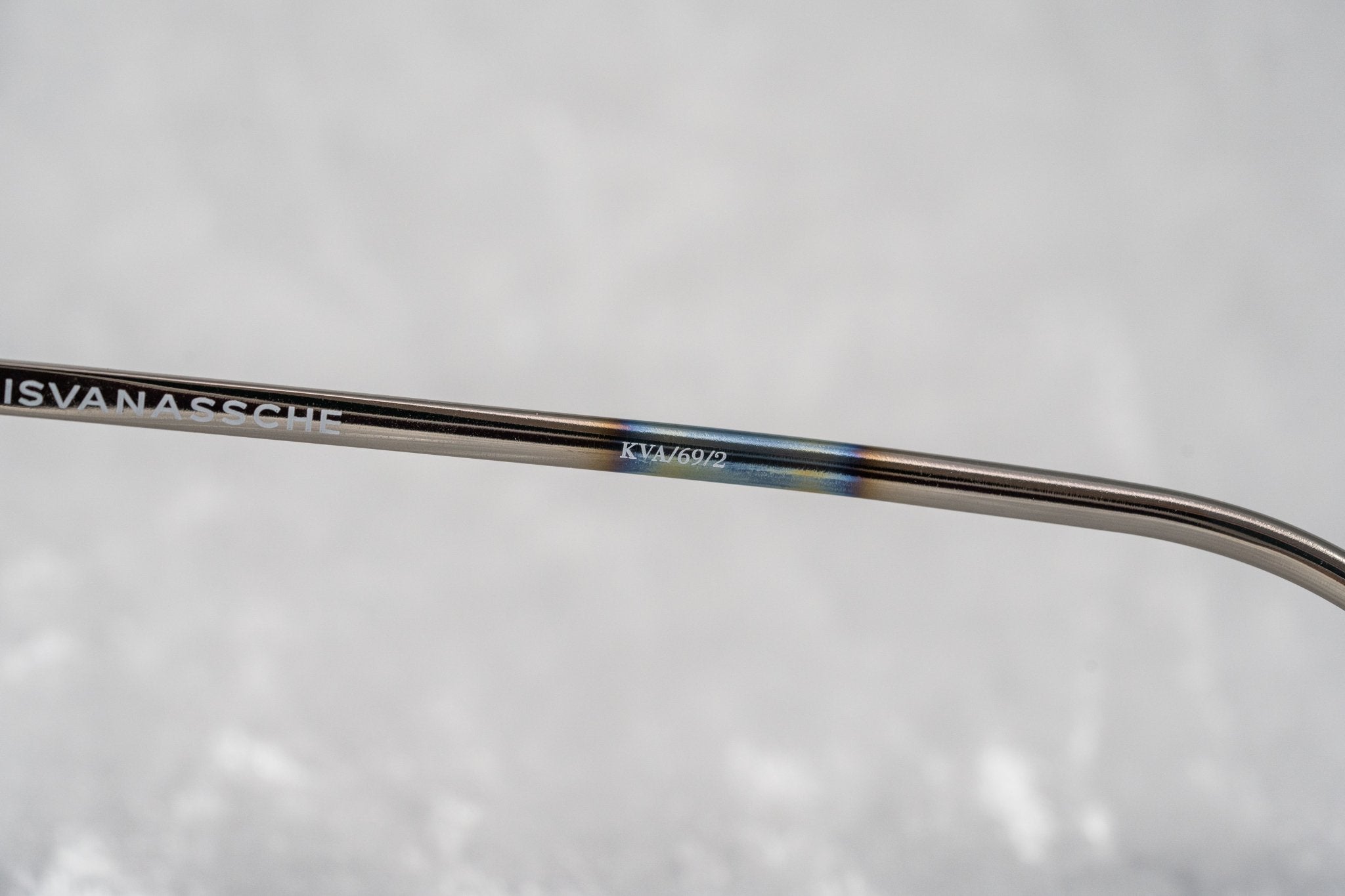 Kris Van Assche Sunglasses Round Burnt Silver and Grey Graduated-GR8 Sunglasses