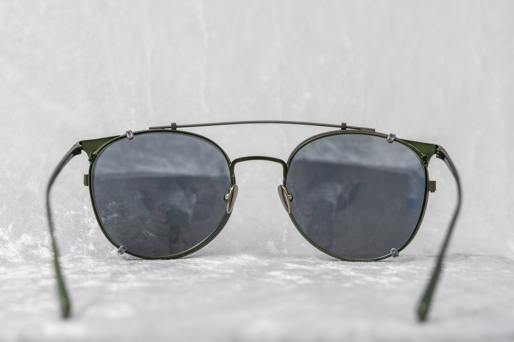 Kris Van Assche Sunglasses Round Green and Flash-GR8 Sunglasses
