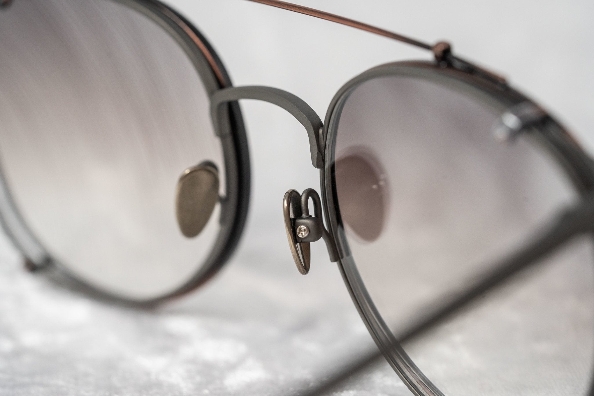 Kris Van Assche Sunglasses Round Bronze and Grey-GR8 Sunglasses