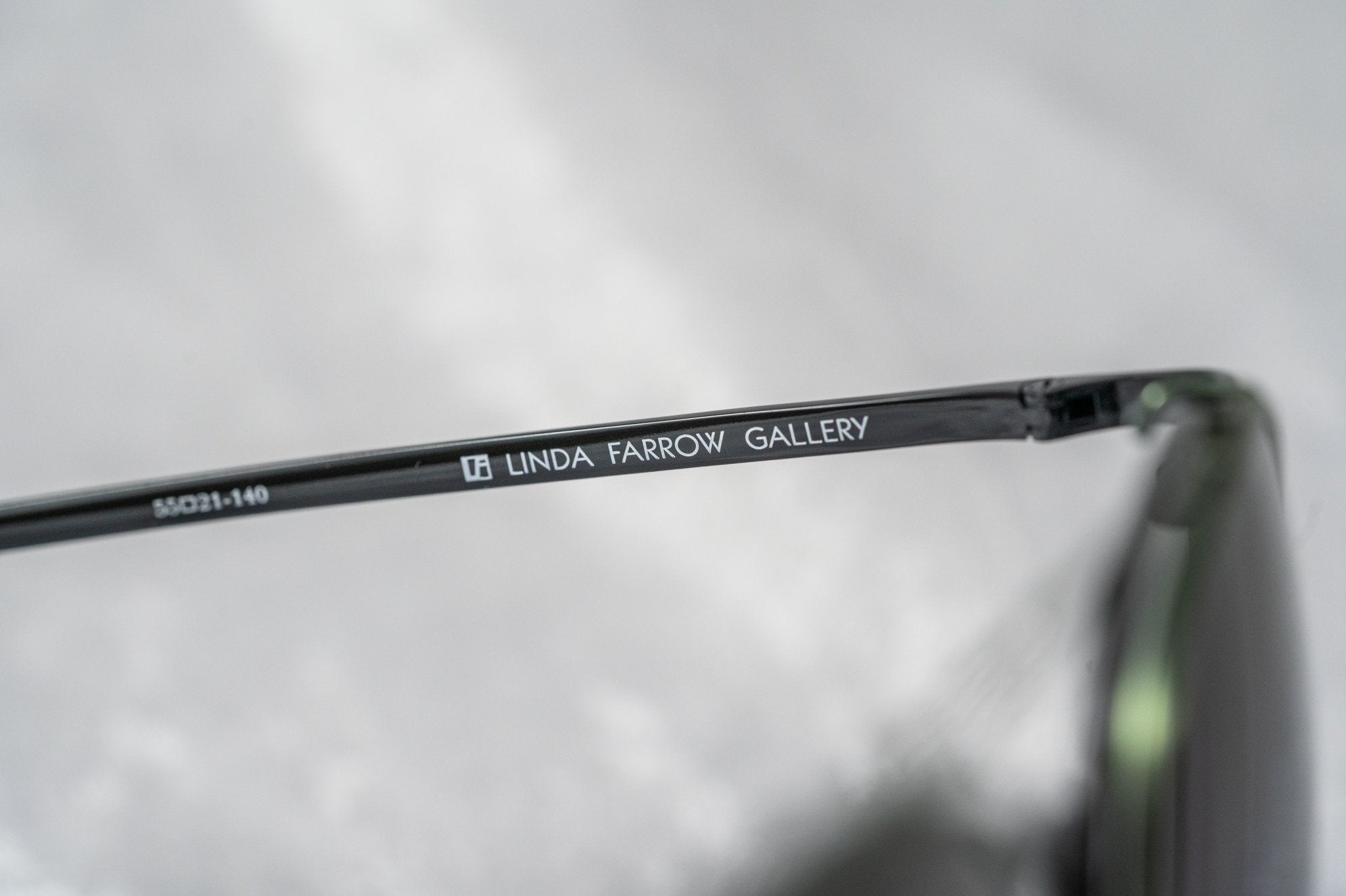 Kris Van Assche Sunglasses Round Shiny Black and Green KVA69C4SUN-GR8 Sunglasses