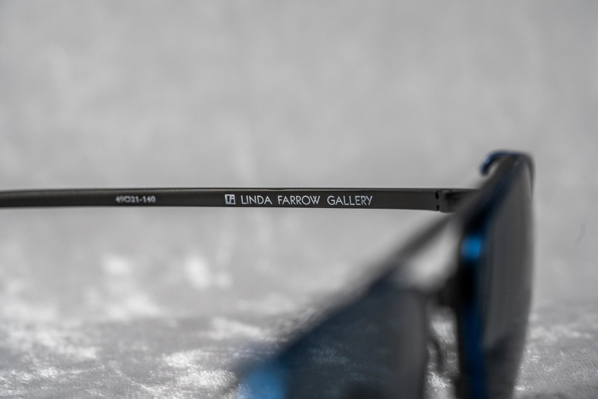 Kris Van Assche Sunglasses Rectangular Matte Black and Blue-GR8 Sunglasses