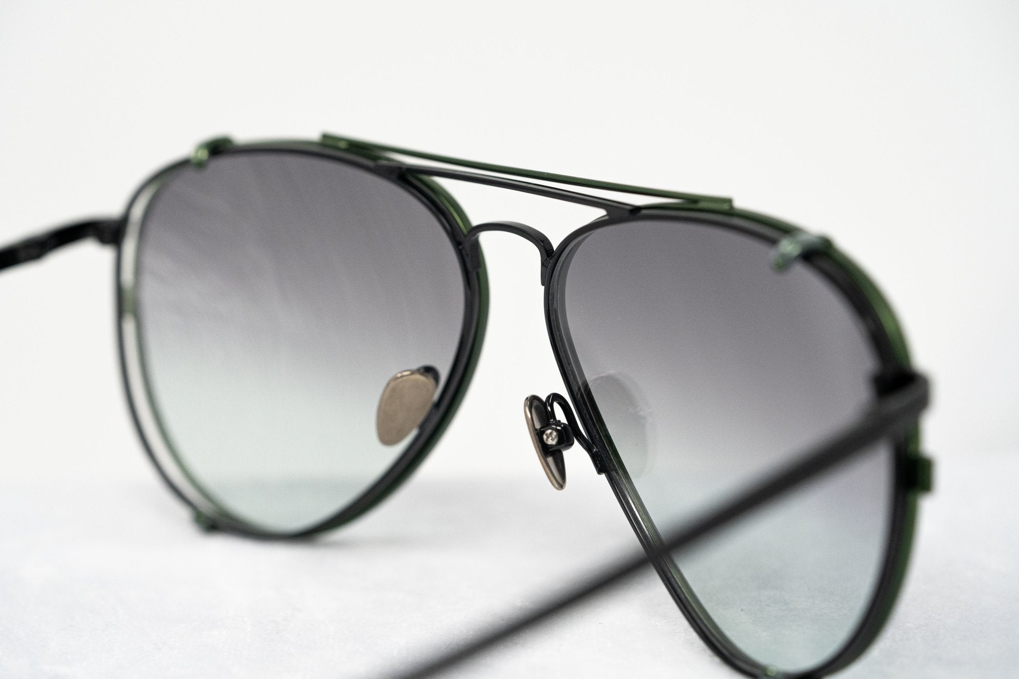 Kris Van Assche Sunglasses Green and Grey-GR8 Sunglasses