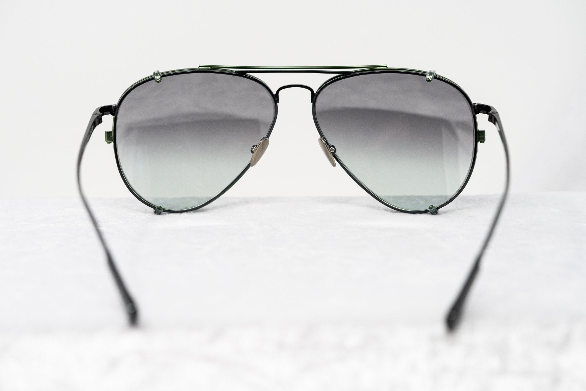 Kris Van Assche Sunglasses Green and Grey-GR8 Sunglasses