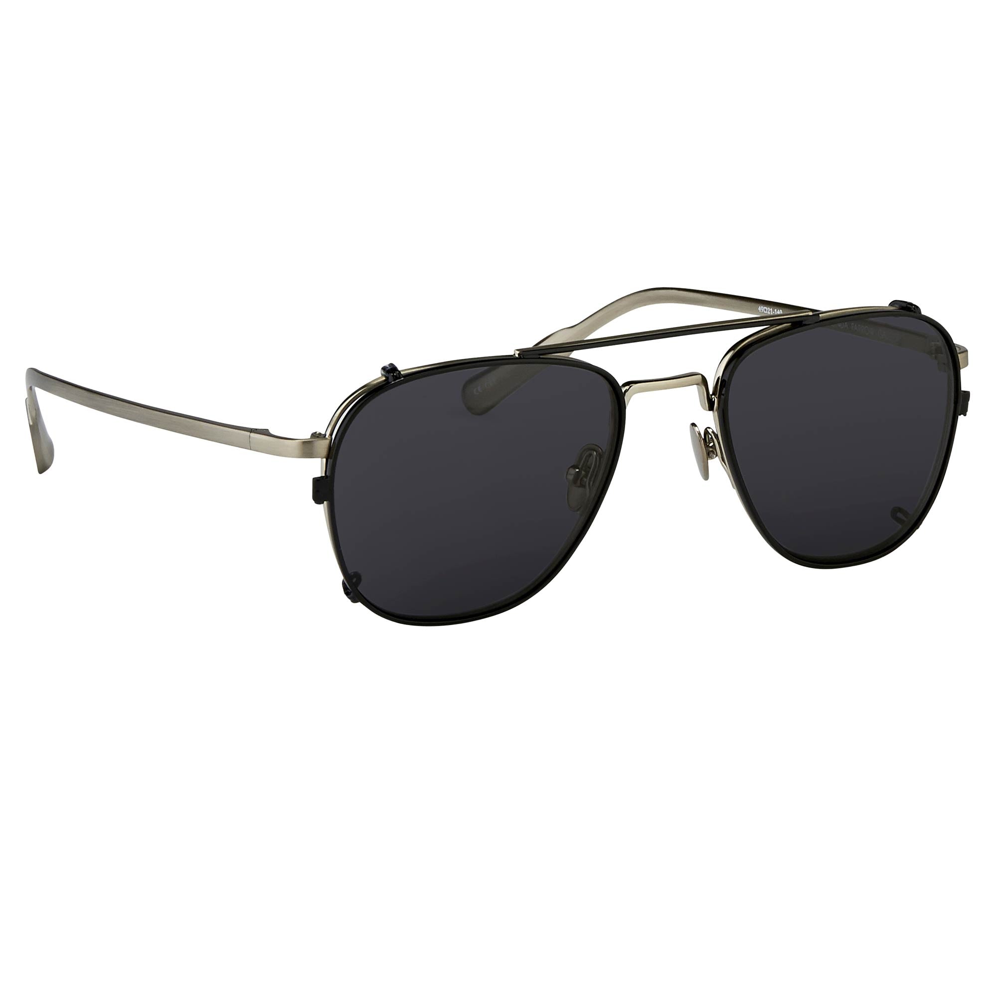 Kris Van Assche Sunglasses Rectangular Black and Grey-GR8 Sunglasses