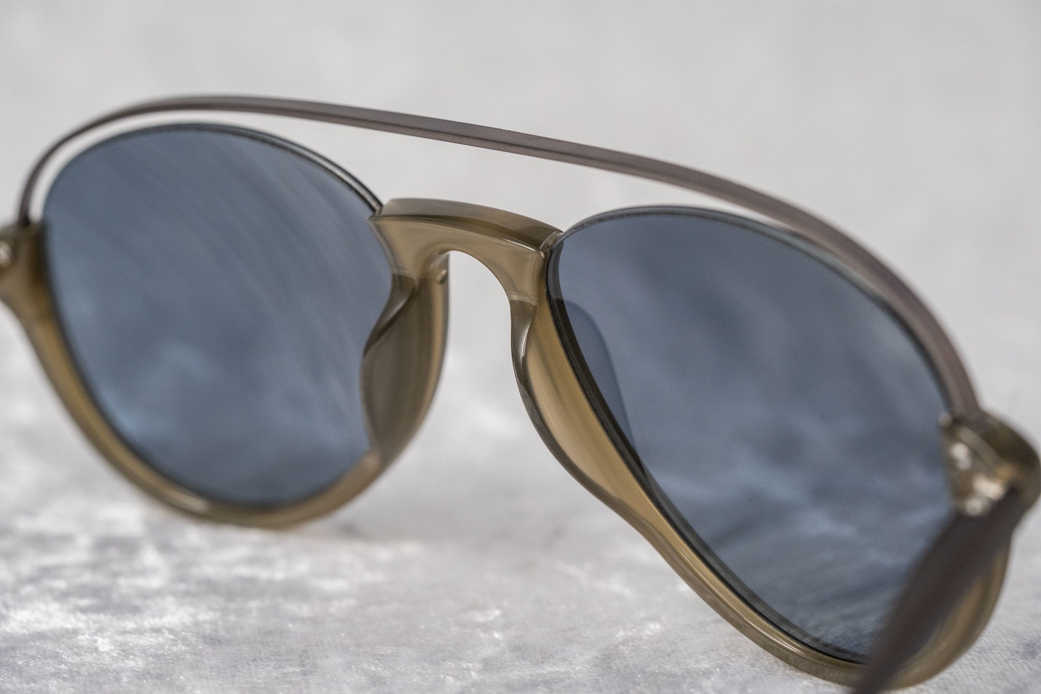 Kris Van Assche Sunglasses Khaki and Gold-GR8 Sunglasses