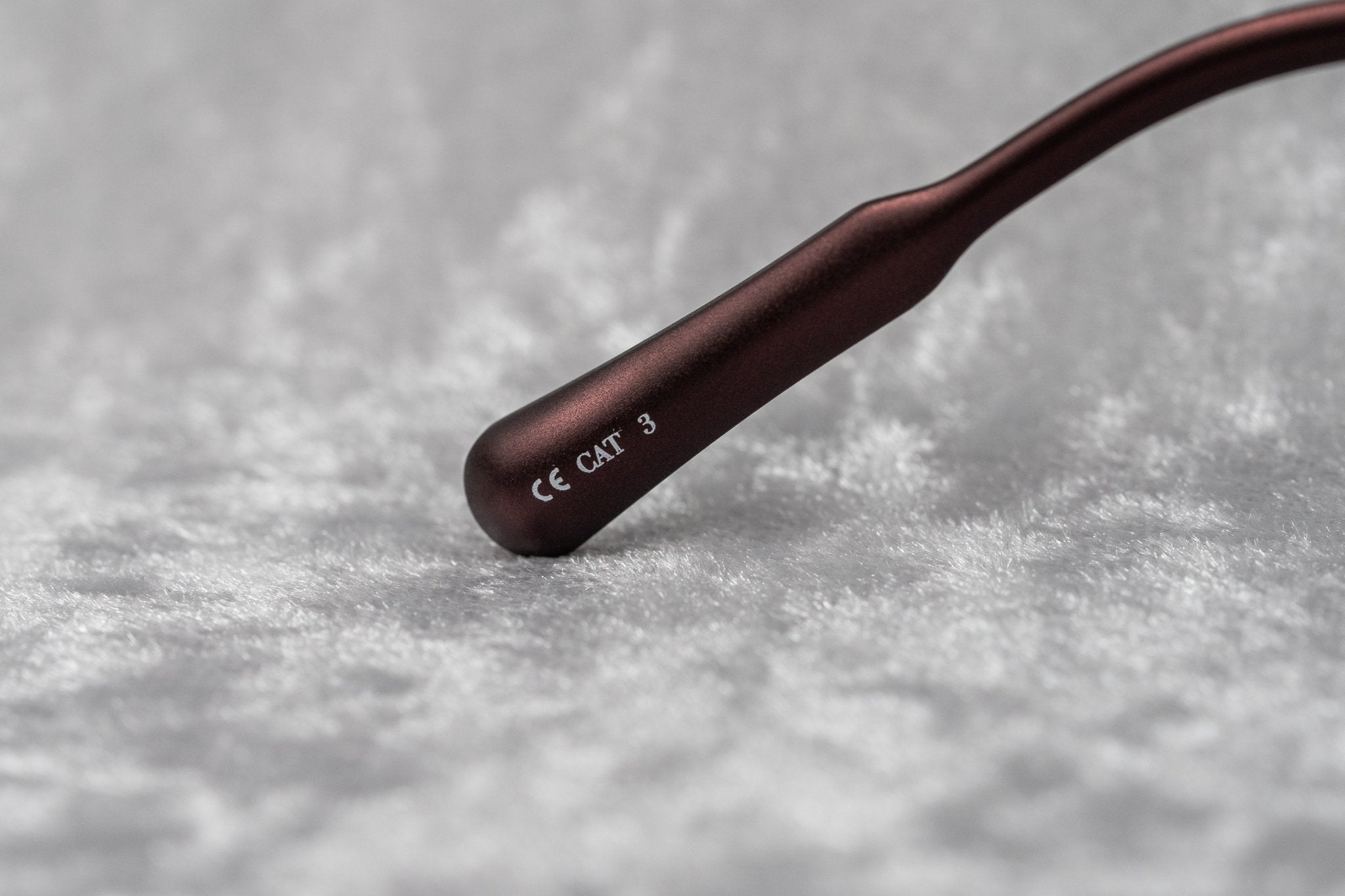 Kris Van Assche Sunglasses Round Matte Burgundy and Grey KVA71C5SUN-GR8 Sunglasses