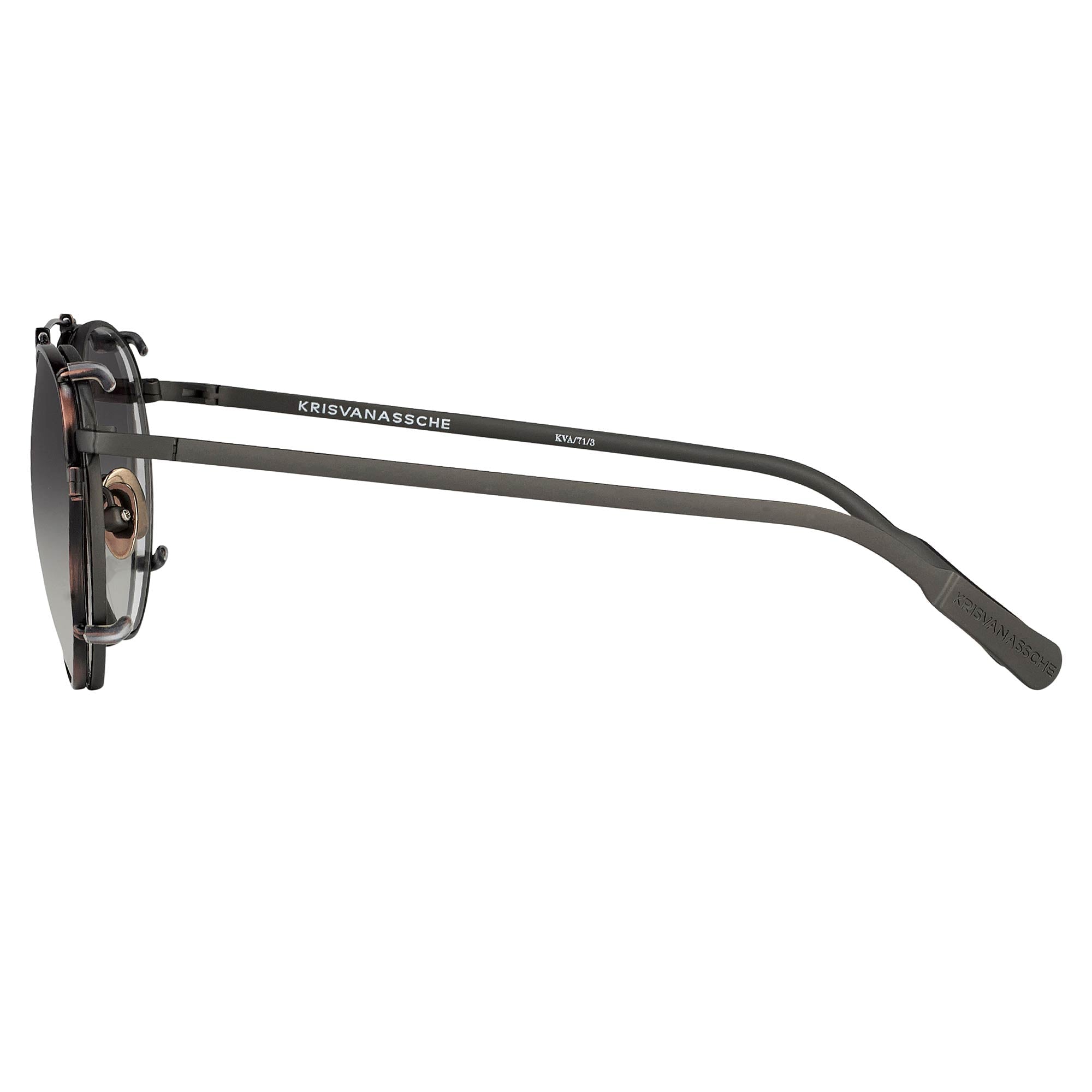 Kris Van Assche Sunglasses Round Bronze and Brown-GR8 Sunglasses