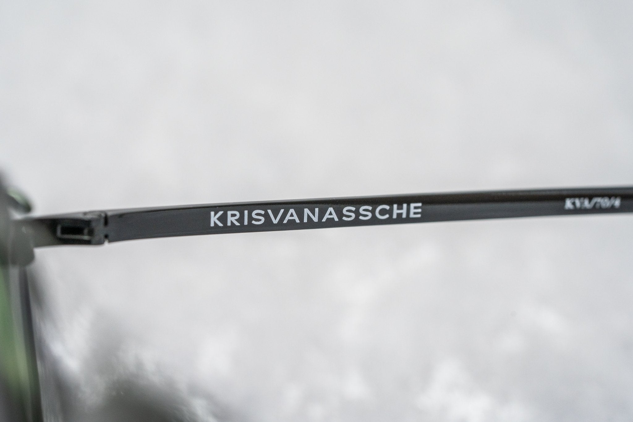 Kris Van Assche Sunglasses Round Black and Green KVA70C4SUN-GR8 Sunglasses