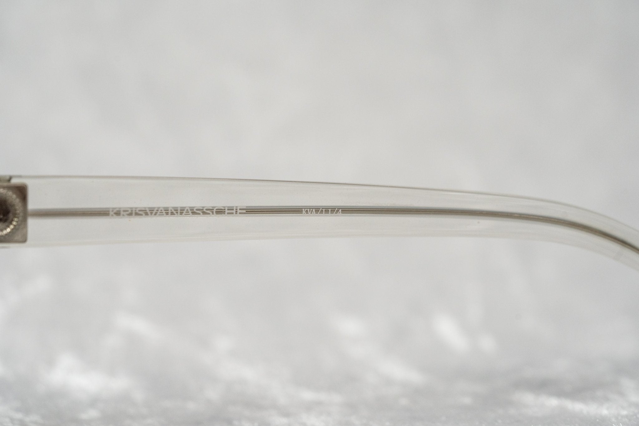 Kris Van Assche Sunglasses Double Bridge Round Yellow and Grey-GR8 Sunglasses