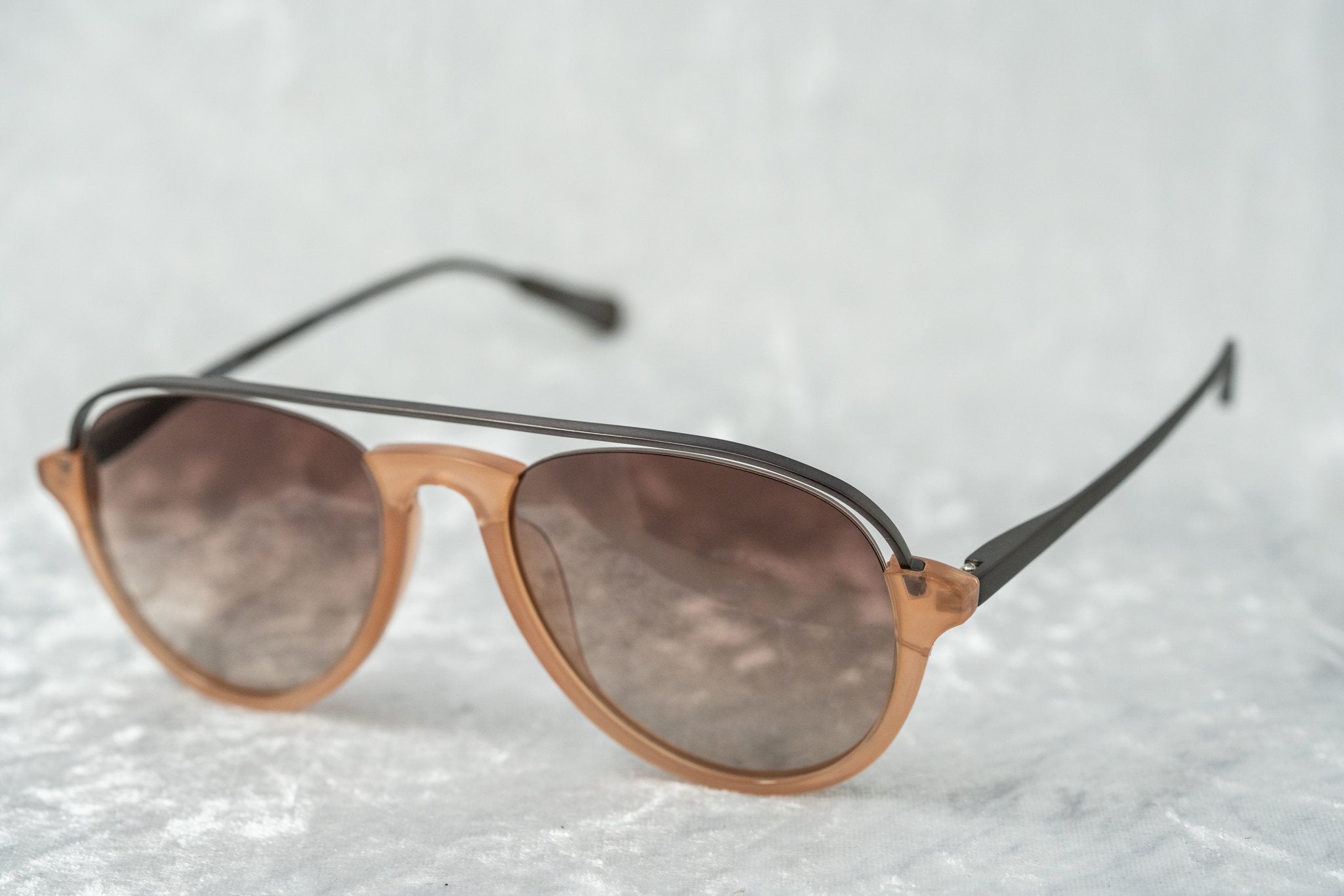 Kris Van Assche Sunglasses Peach and Brown-GR8 Sunglasses