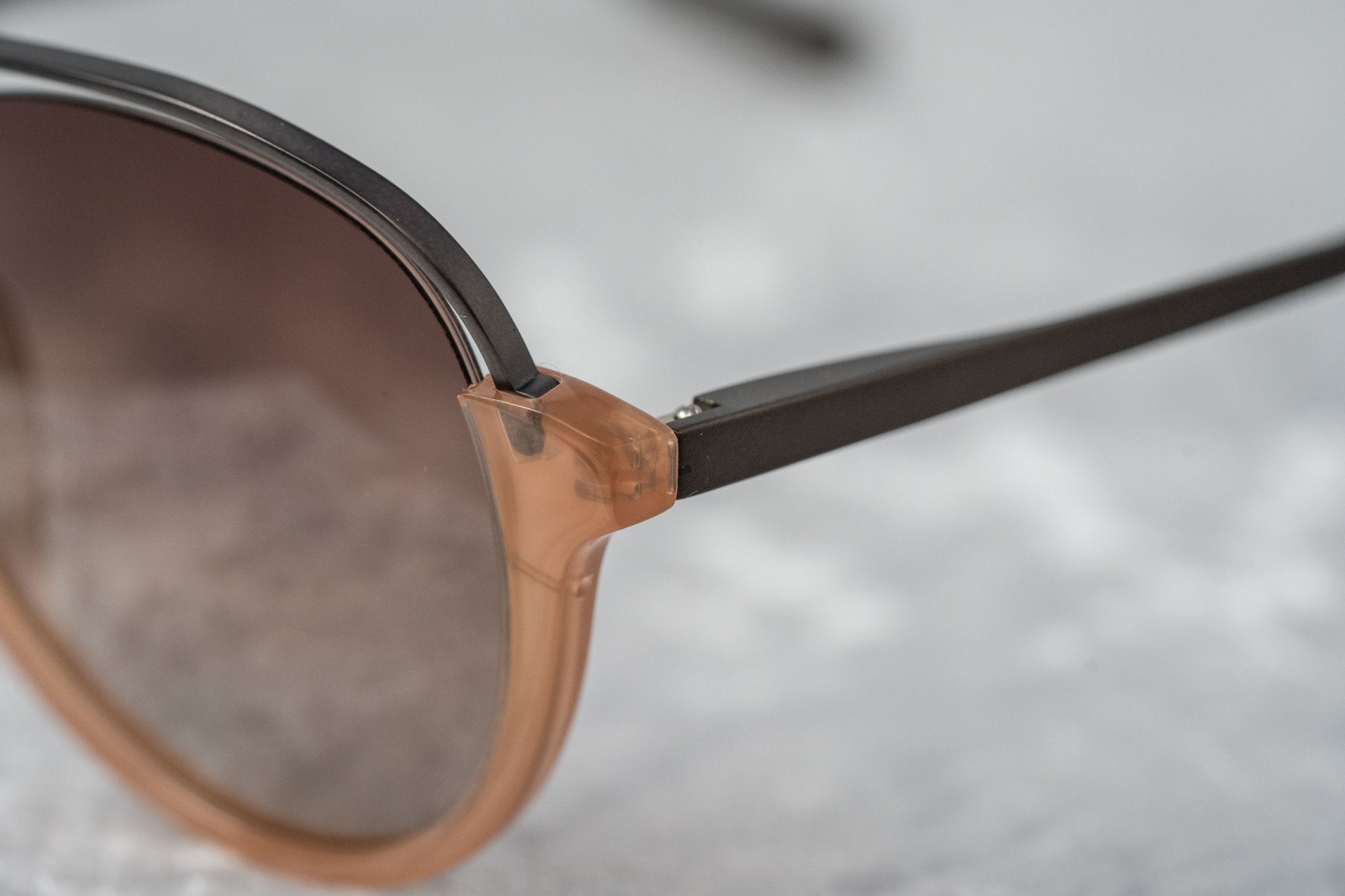 Kris Van Assche Sunglasses Peach and Brown-GR8 Sunglasses