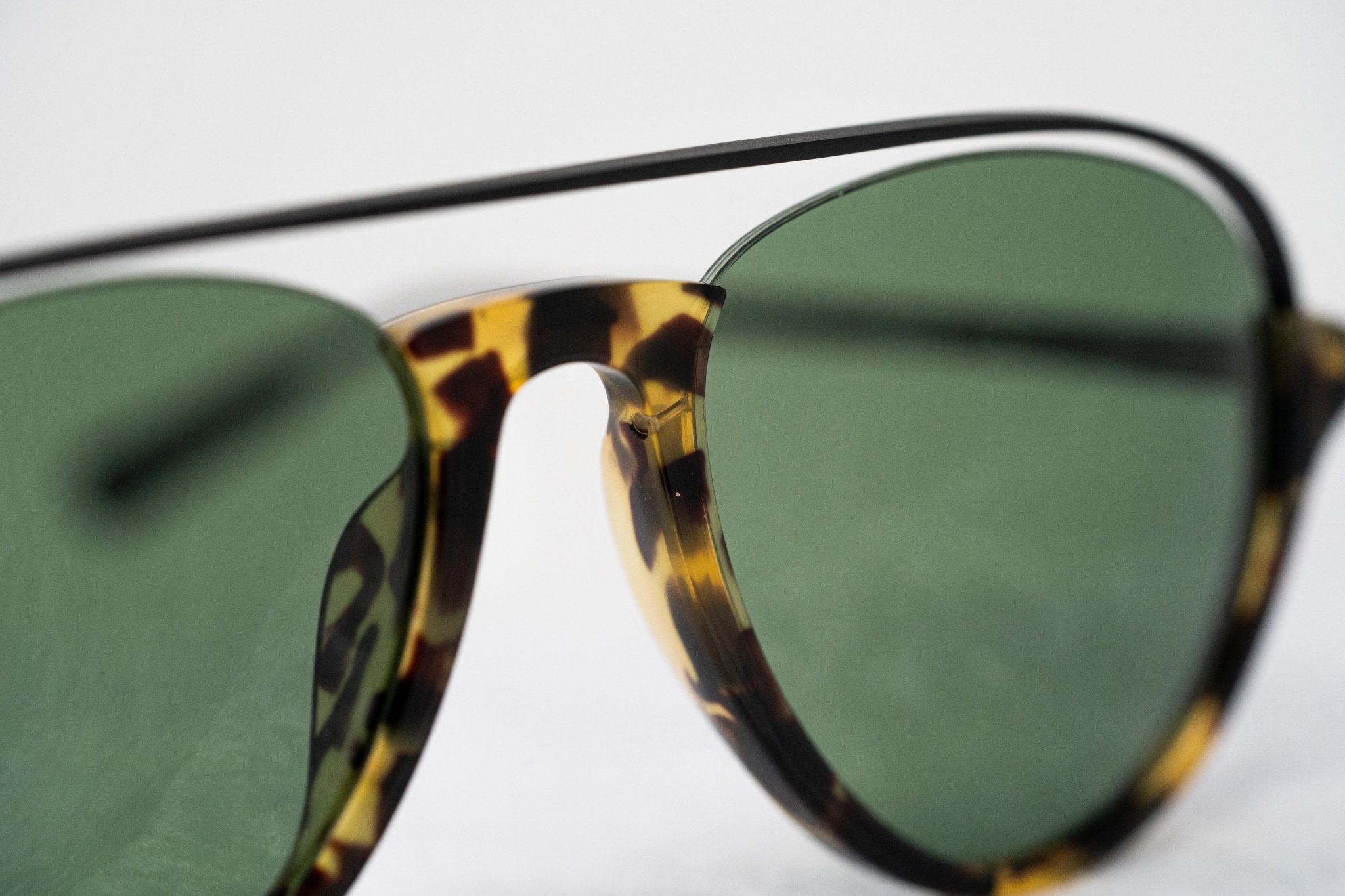 Kris Van Assche Sunglasses Black Tortoise Shell and Green-GR8 Sunglasses